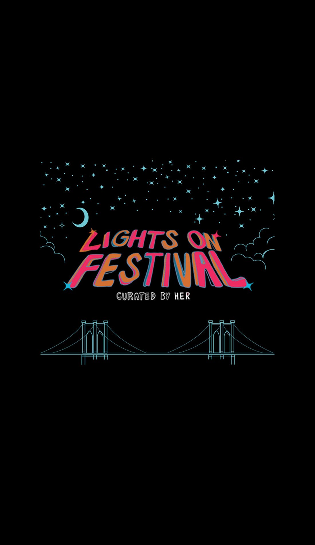 Lights On Festival promotional image for upcoming events and ticket sales