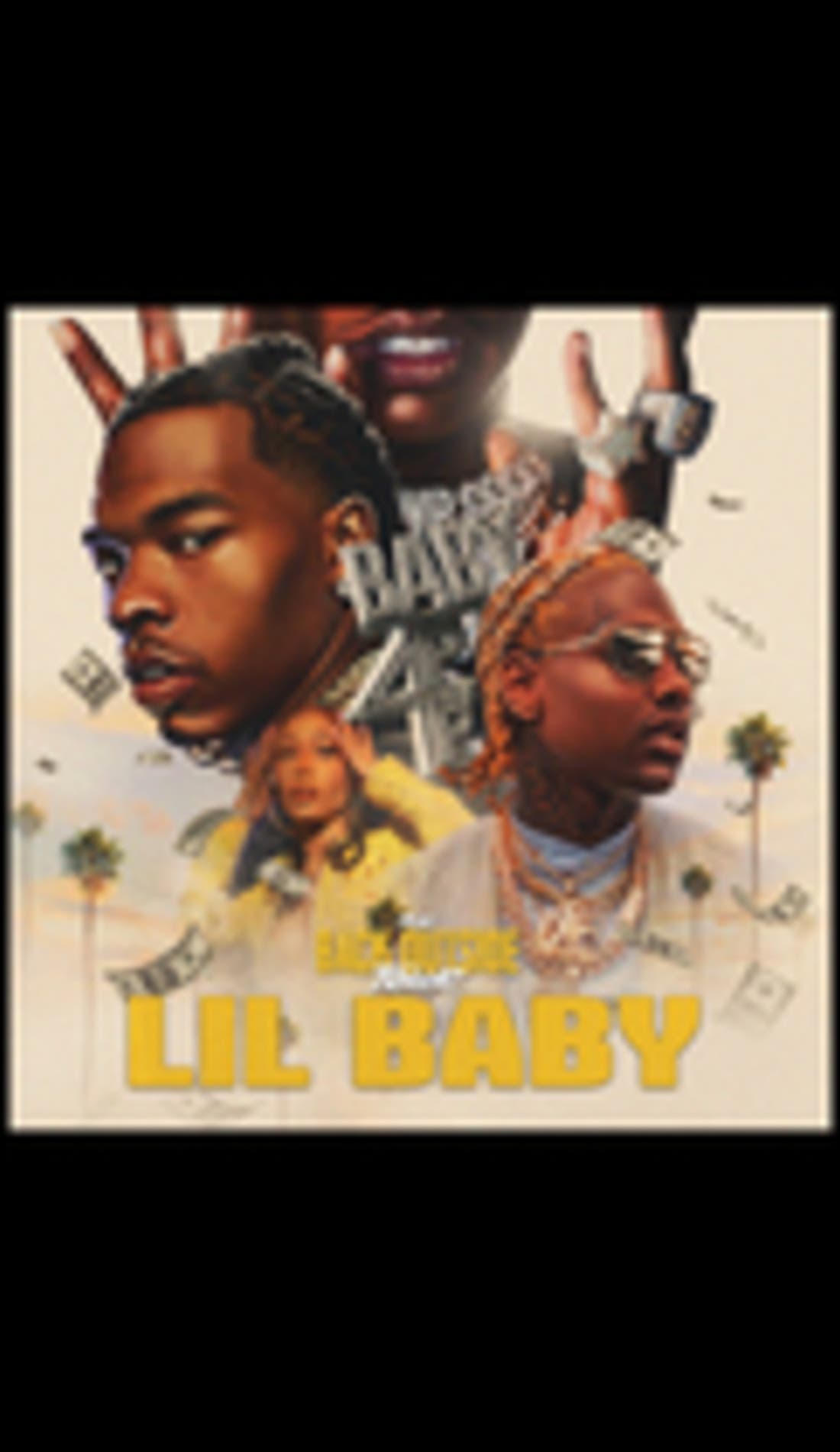 Lil Baby promotional image for upcoming events and ticket sales