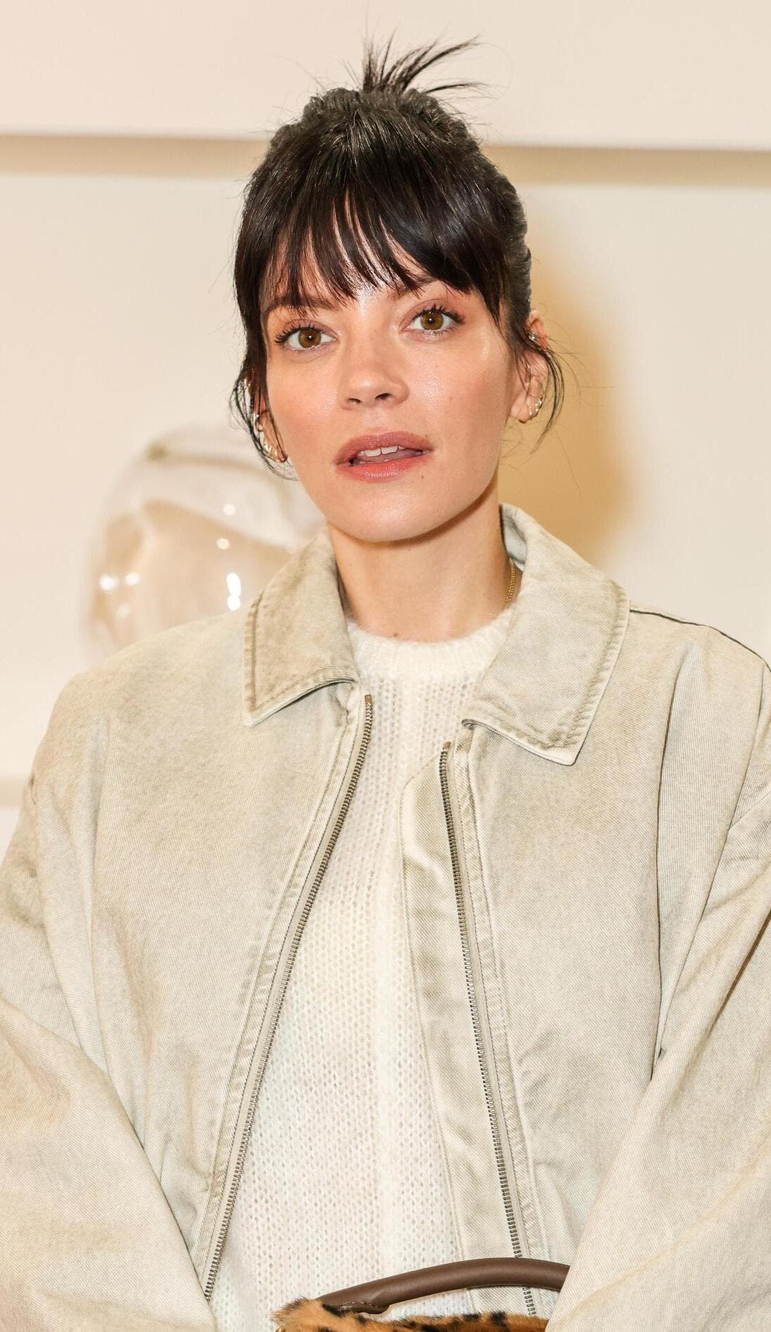 Lily Allen promotional image for upcoming events and ticket sales