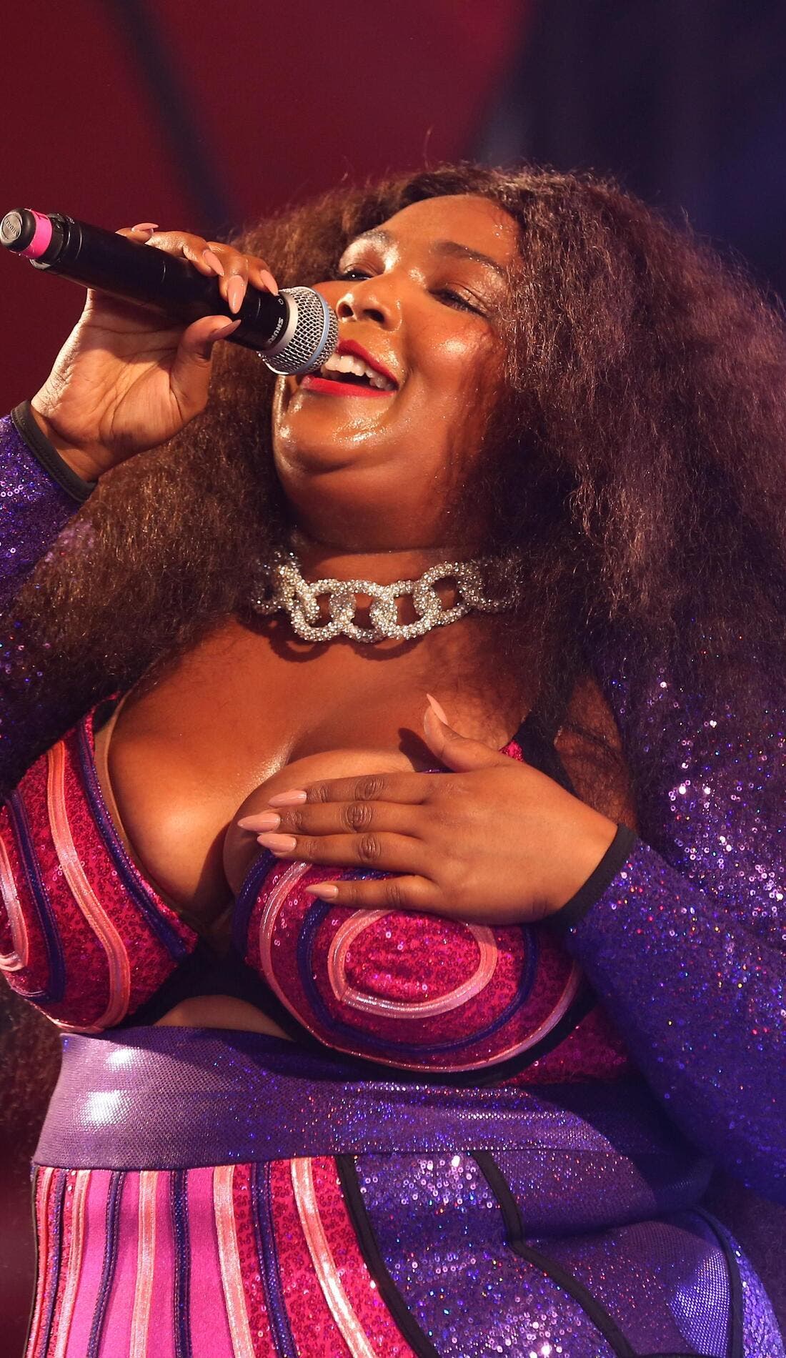 Lizzo promotional image for upcoming events and ticket sales