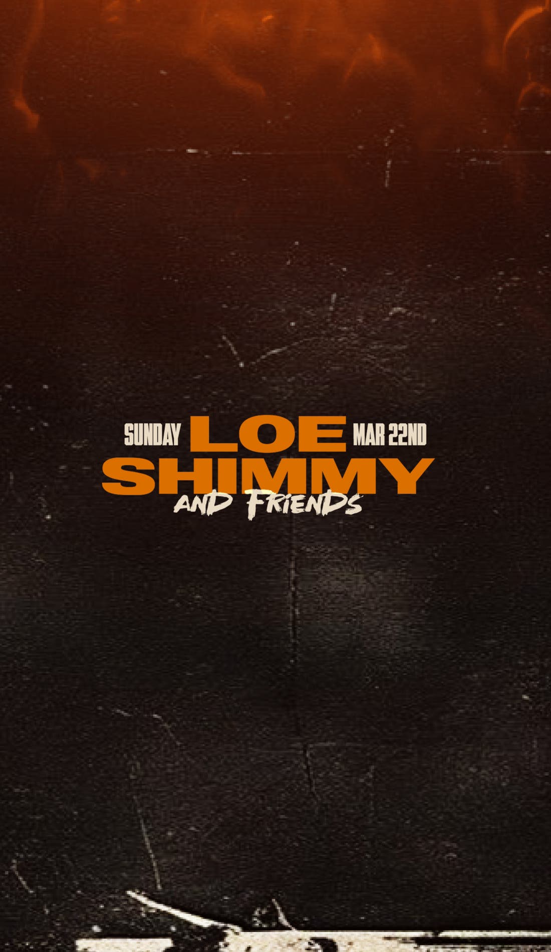 Loe Shimmy promotional image for upcoming events and ticket sales