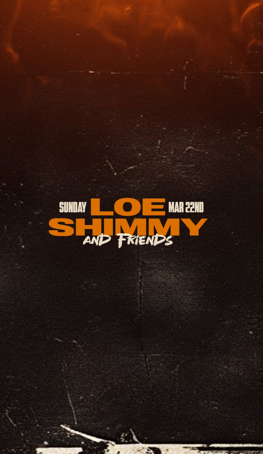 Loe Shimmy promotional image for upcoming events and ticket sales