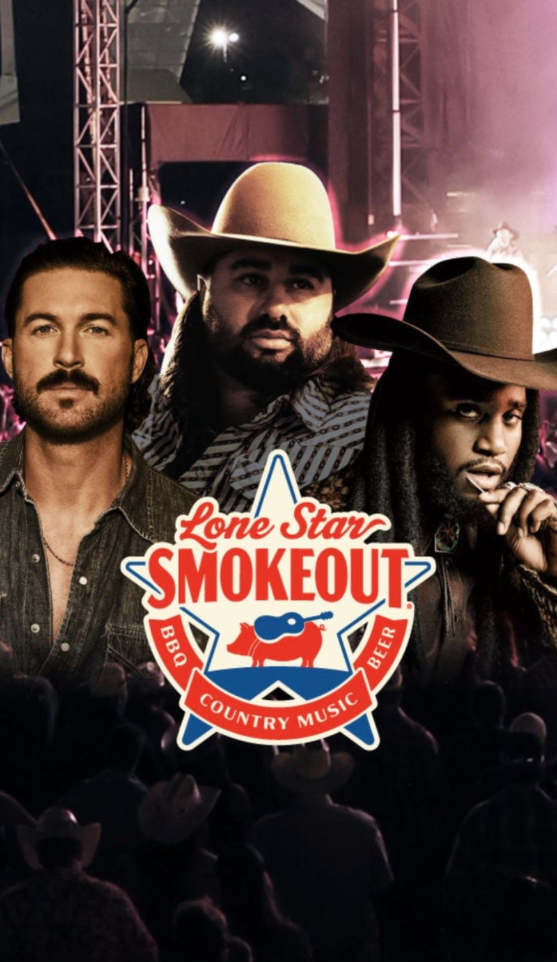 Promotional image for Lone Star Smokeout parking