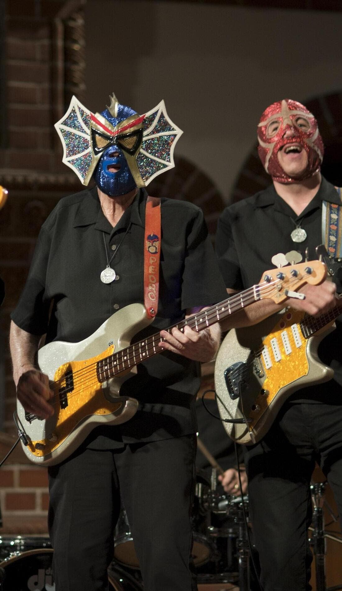 Los Straitjackets promotional image for upcoming events and ticket sales
