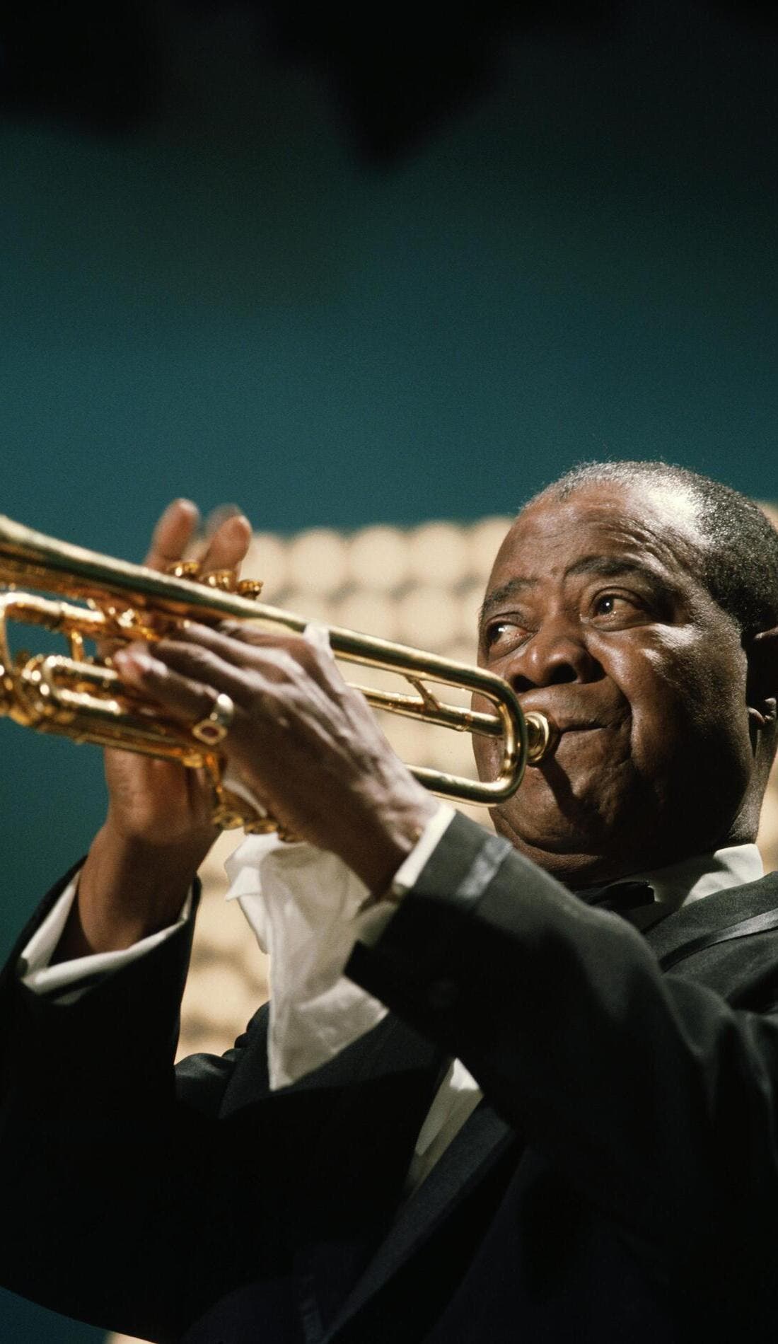 Louis Armstrong promotional image for upcoming events and ticket sales