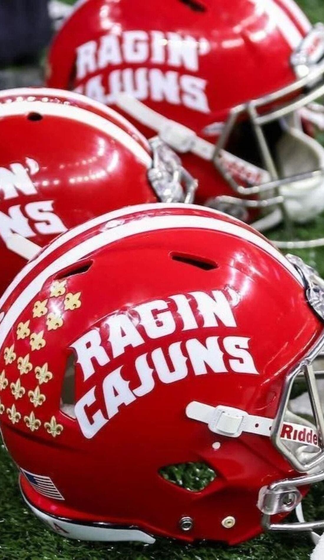 View from a seat at a Louisiana Ragin' Cajuns Football vs Western Kentucky Hilltoppers Football game, showing the teams playing