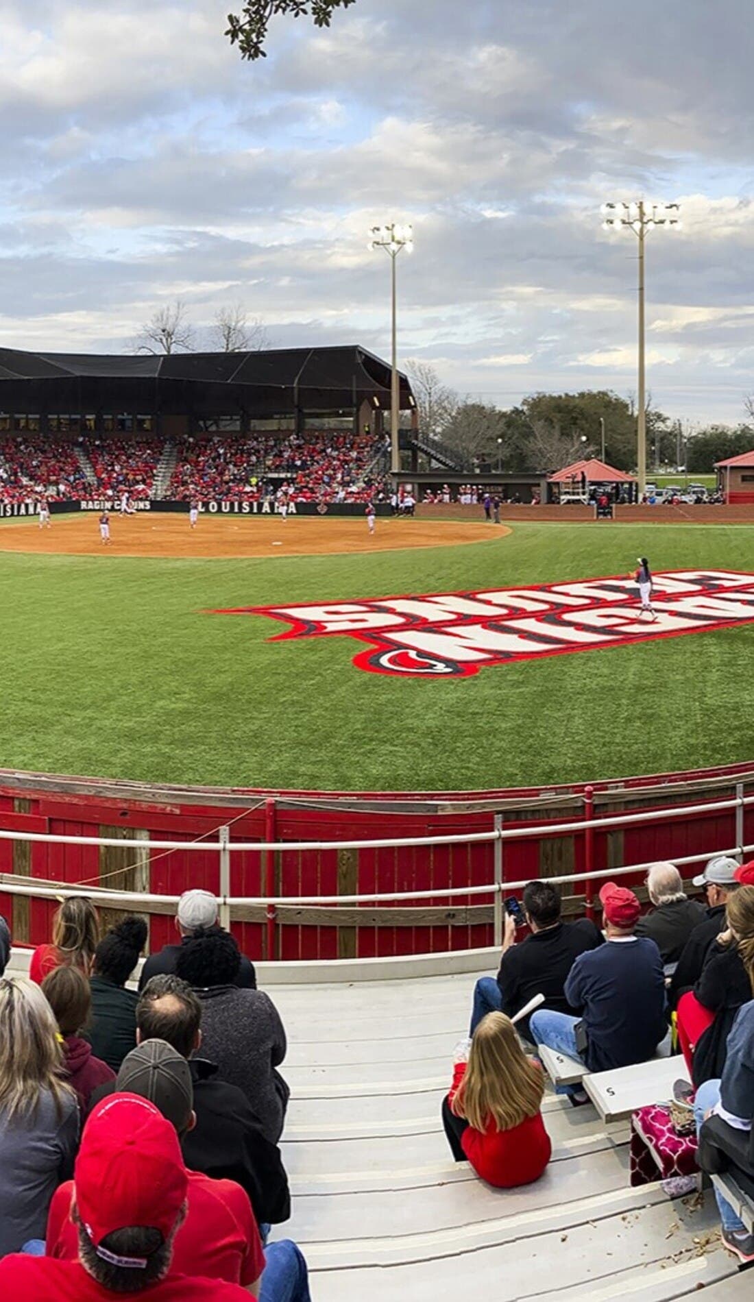 Louisiana Ragin' Cajuns Softball promotional image for upcoming events and ticket sales
