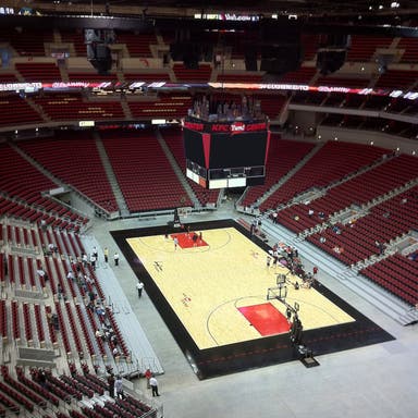 Promotional image of Louisville Cardinals Mens Basketball