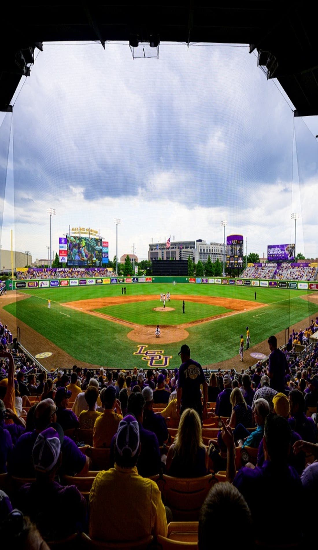 LSU Tigers Baseball promotional image for upcoming events and ticket sales
