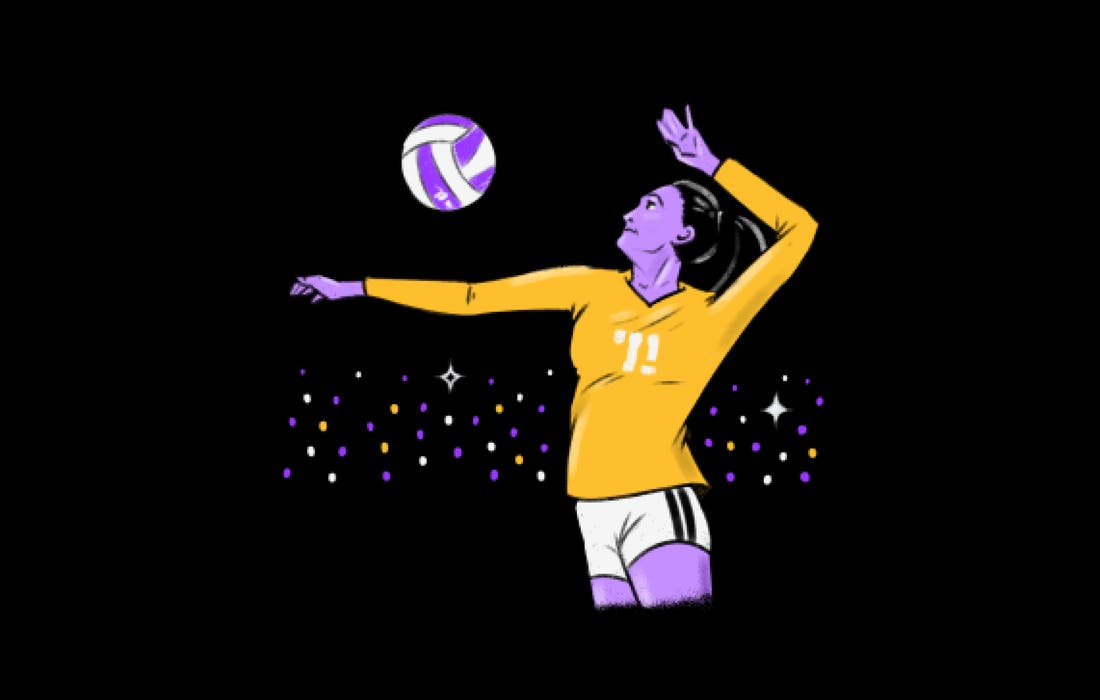 Promotional image for SMU Mustangs at LSU Tigers Womens Volleyball tickets at Pete Maravich Assembly Center on Aug 29, 2025