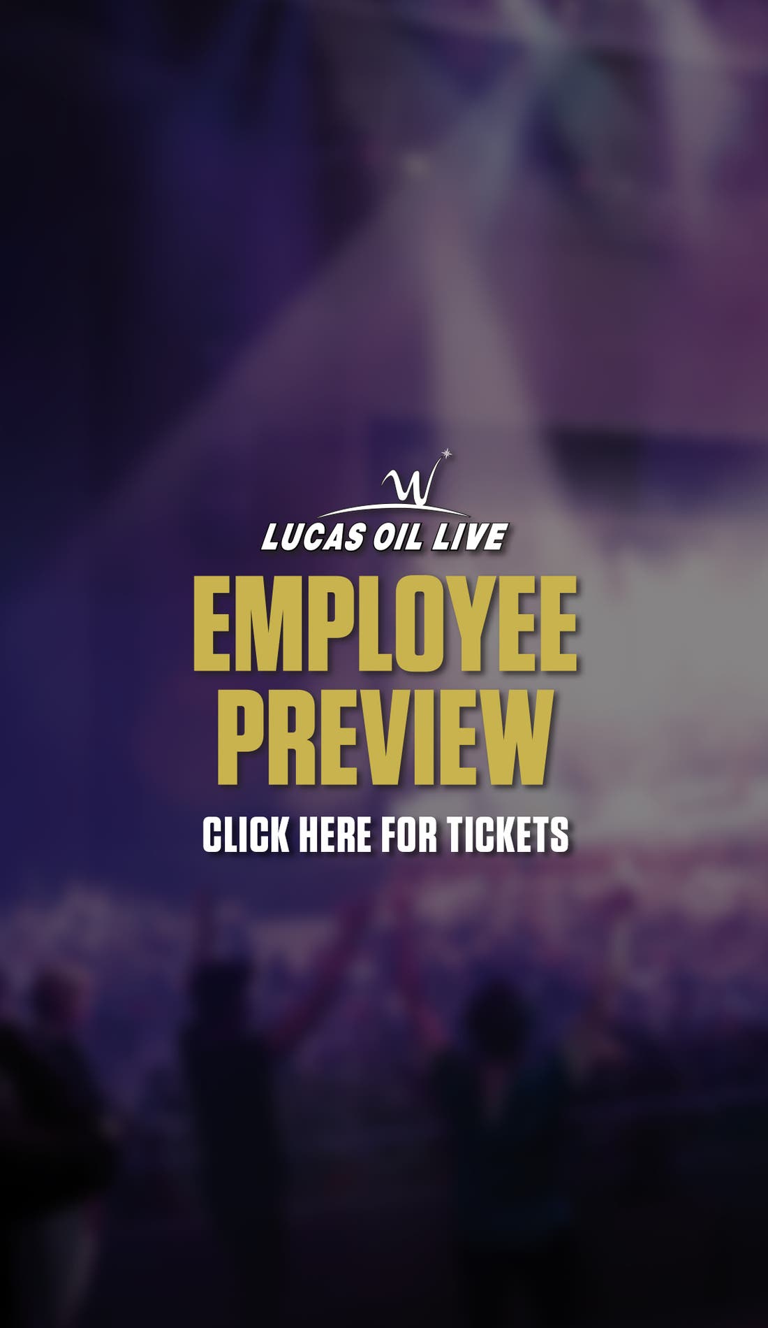 Lucas Oil Live promotional image for upcoming events and ticket sales