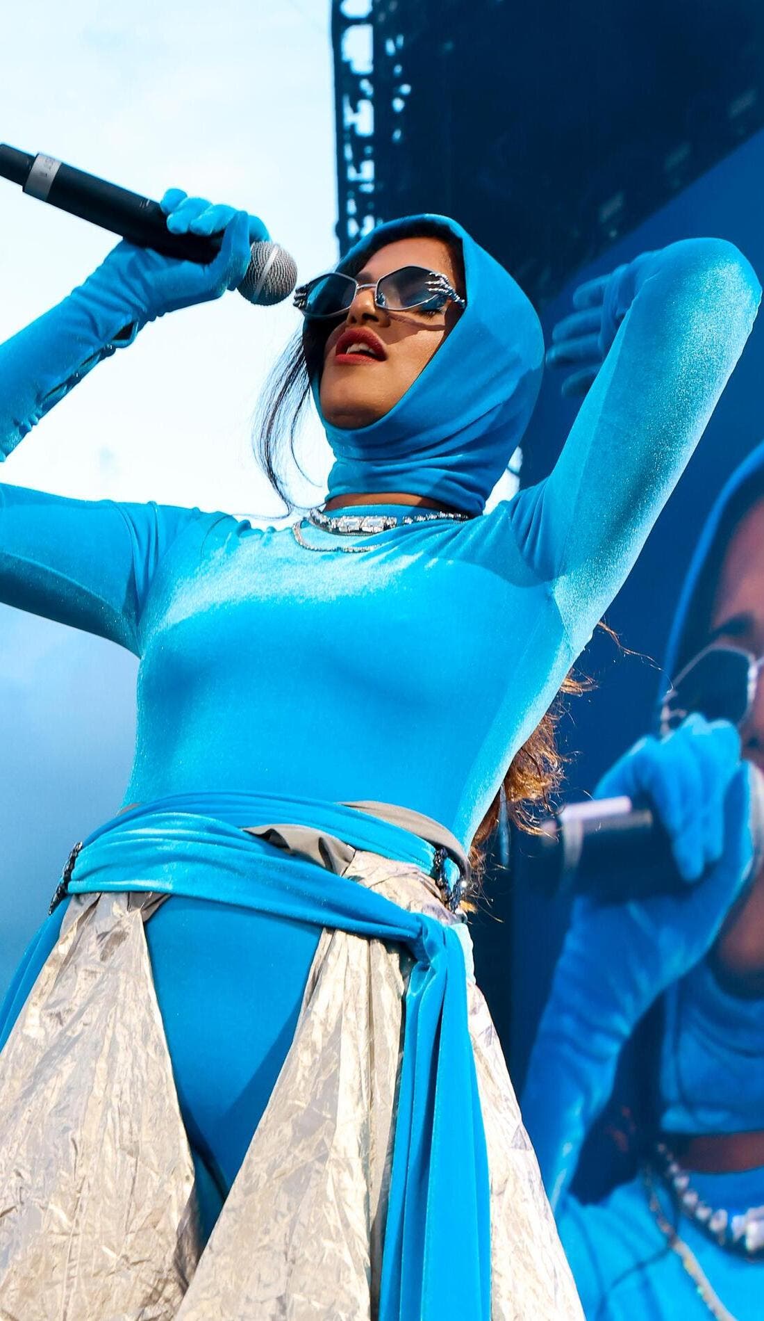 M.I.A. promotional image for upcoming events and ticket sales in Los Angeles