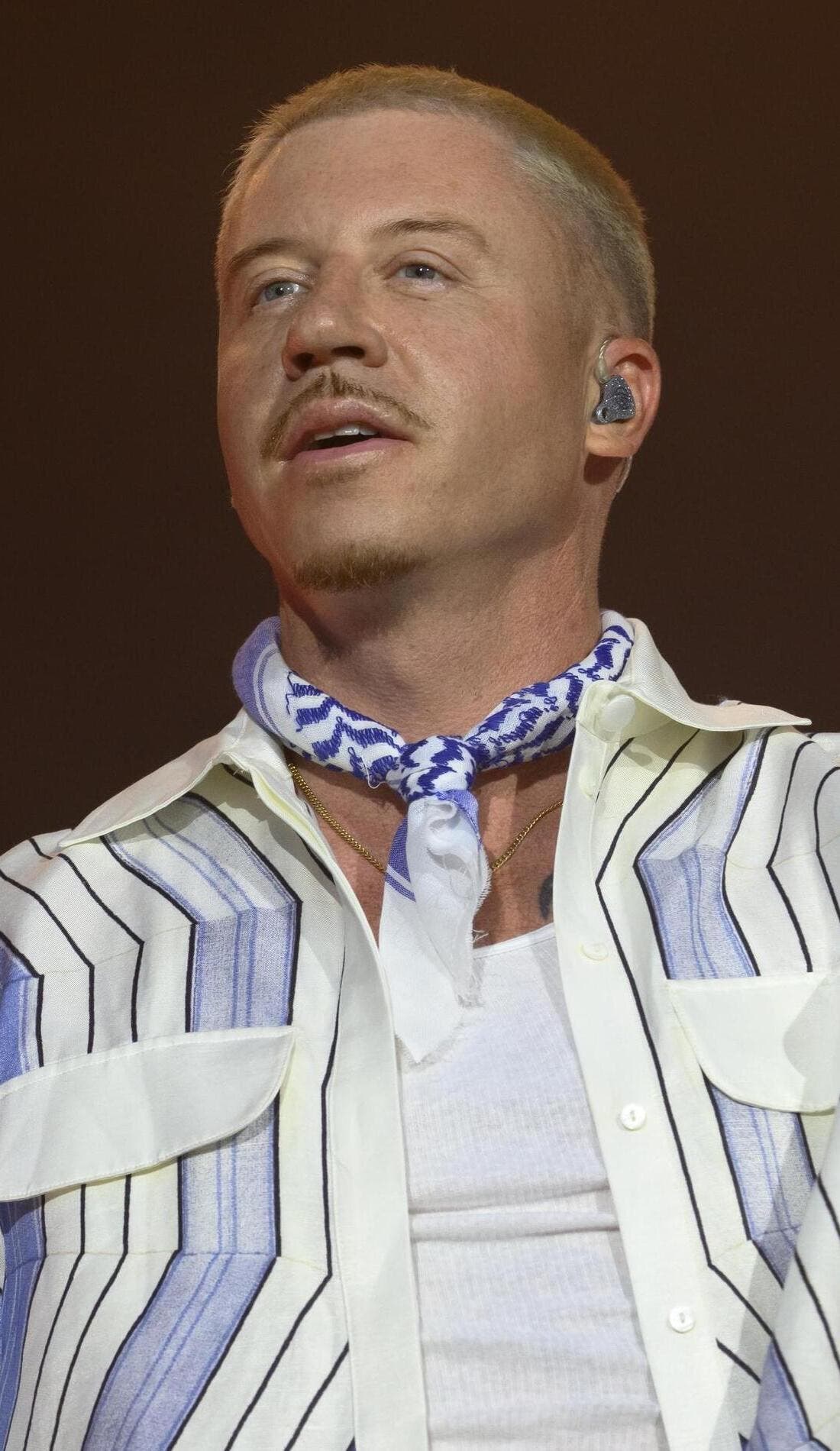 Macklemore promotional image for upcoming events and ticket sales