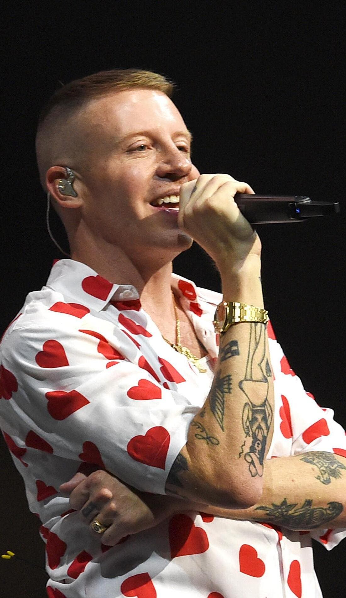 Macklemore promotional image for upcoming events and ticket sales in Calgary