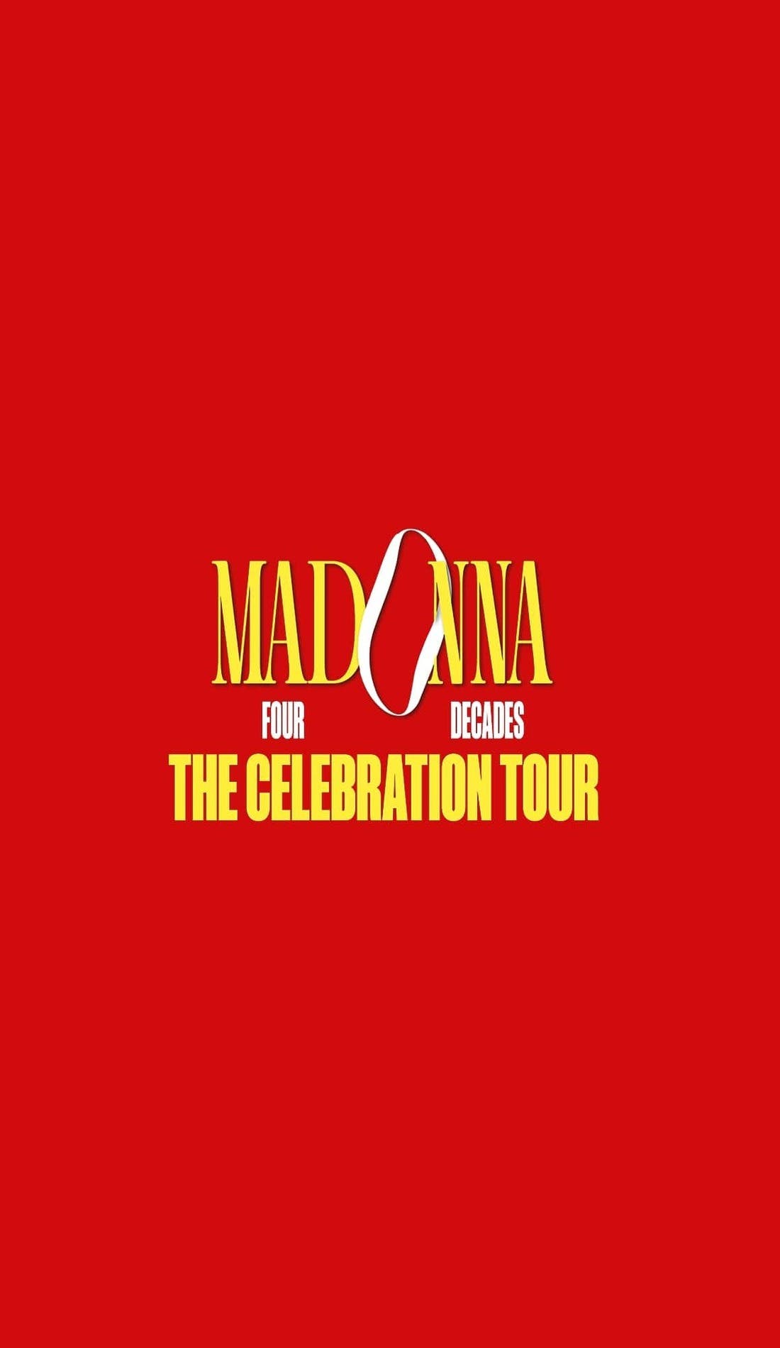 Madonna promotional image for upcoming events and ticket sales