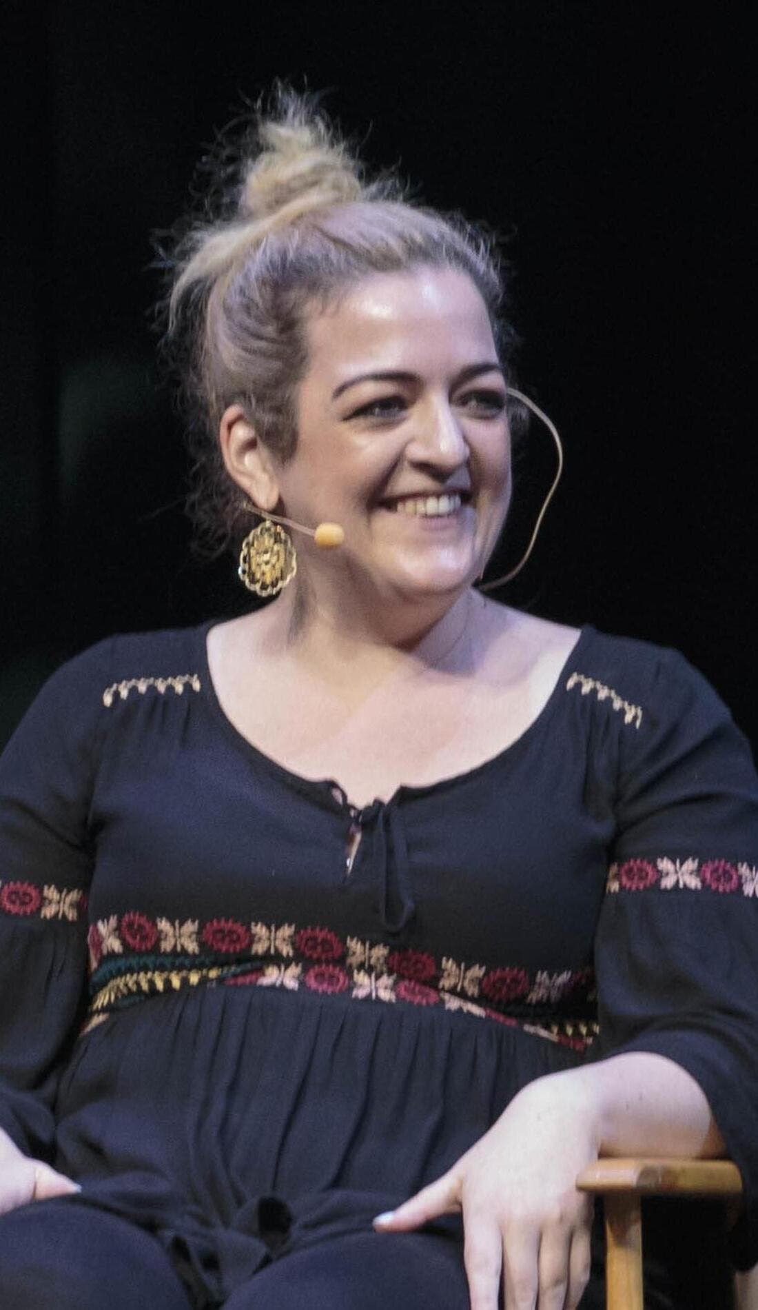 Maeve Higgins promotional image for upcoming events and ticket sales