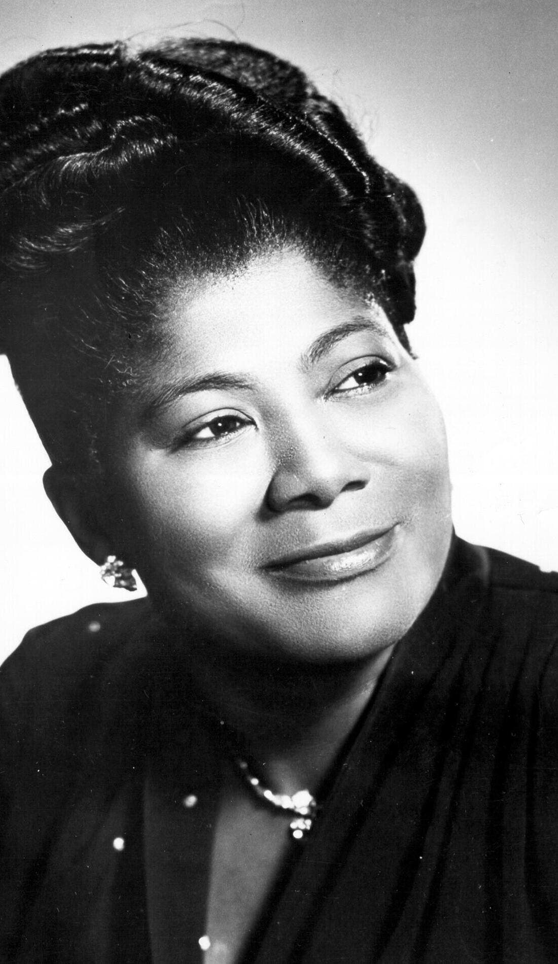 Mahalia Jackson promotional image for upcoming events and ticket sales