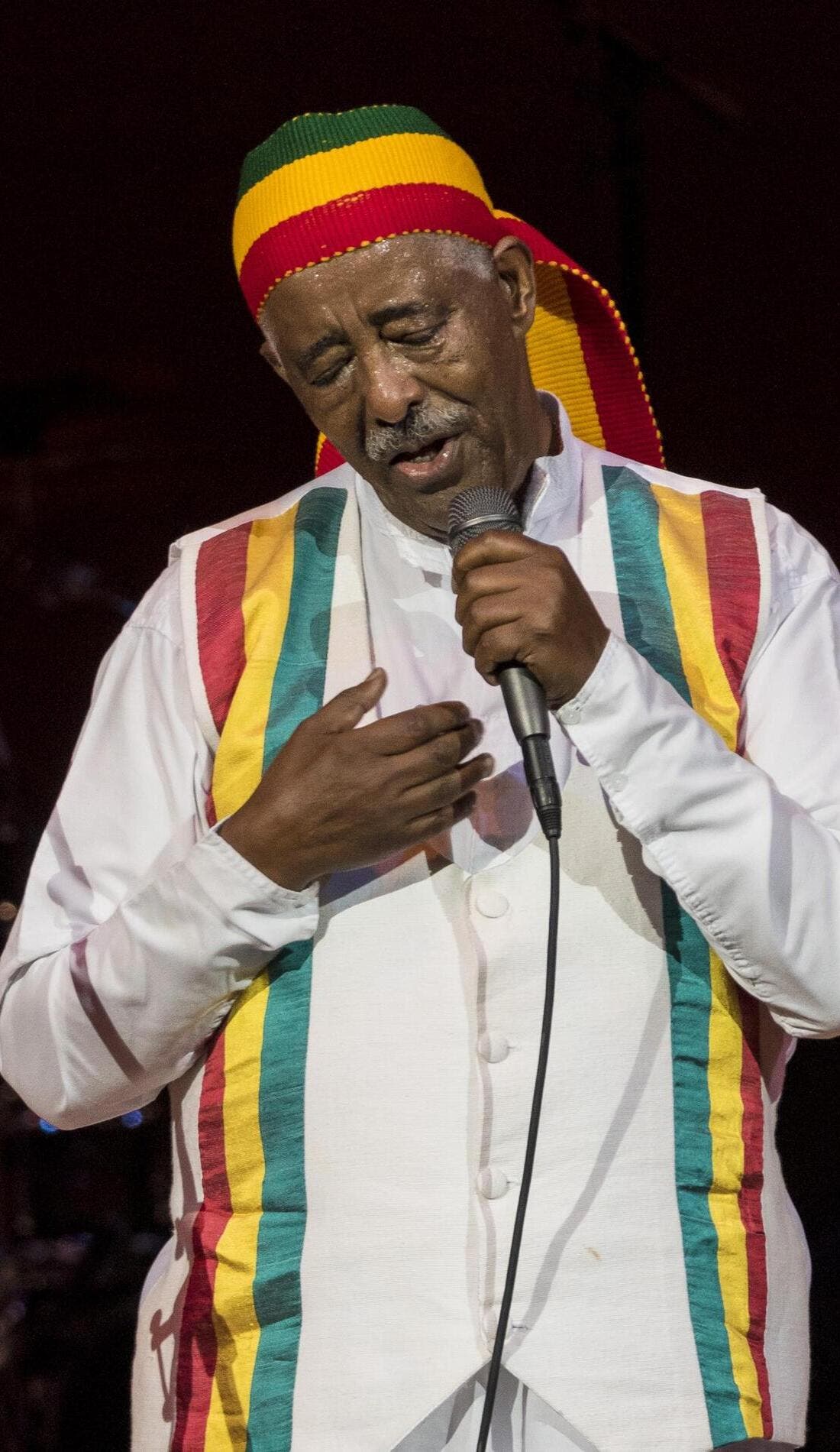 Mahmoud Ahmed promotional image for upcoming events and ticket sales