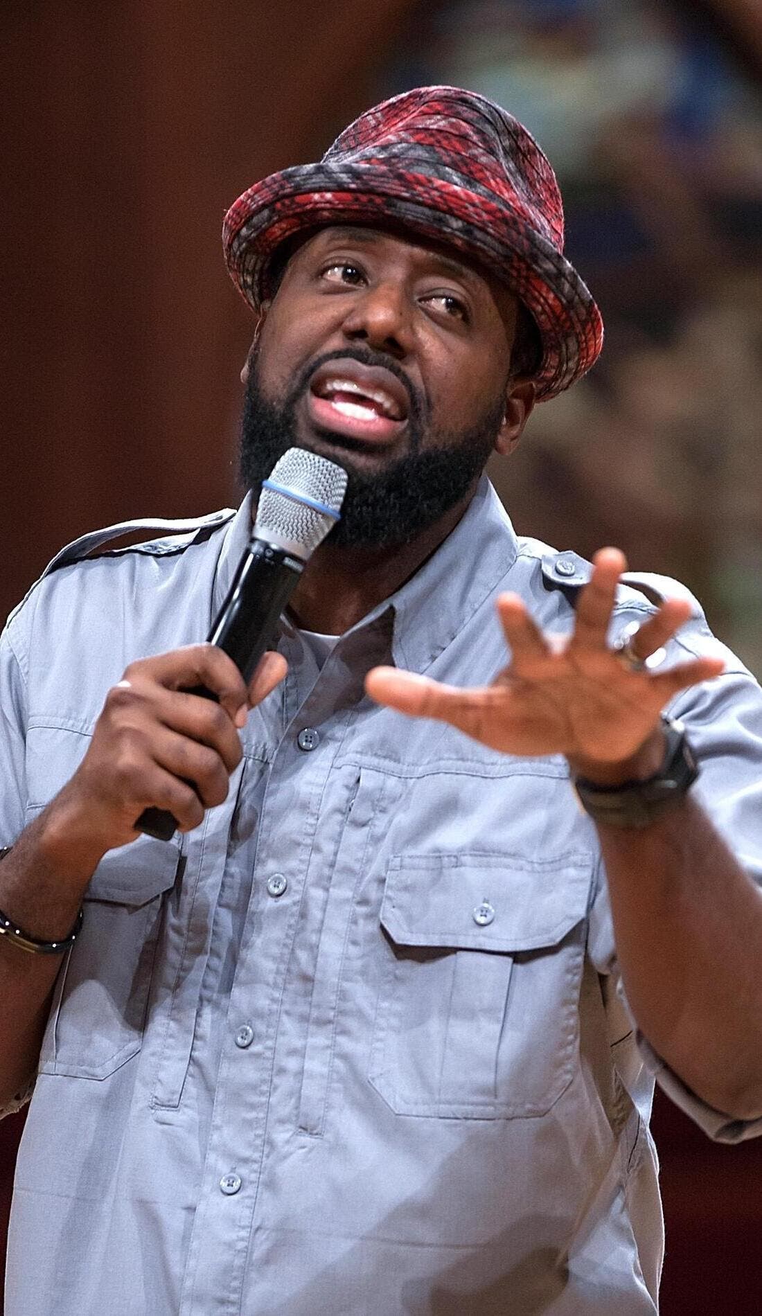 Marcus D Wiley promotional image for upcoming events and ticket sales