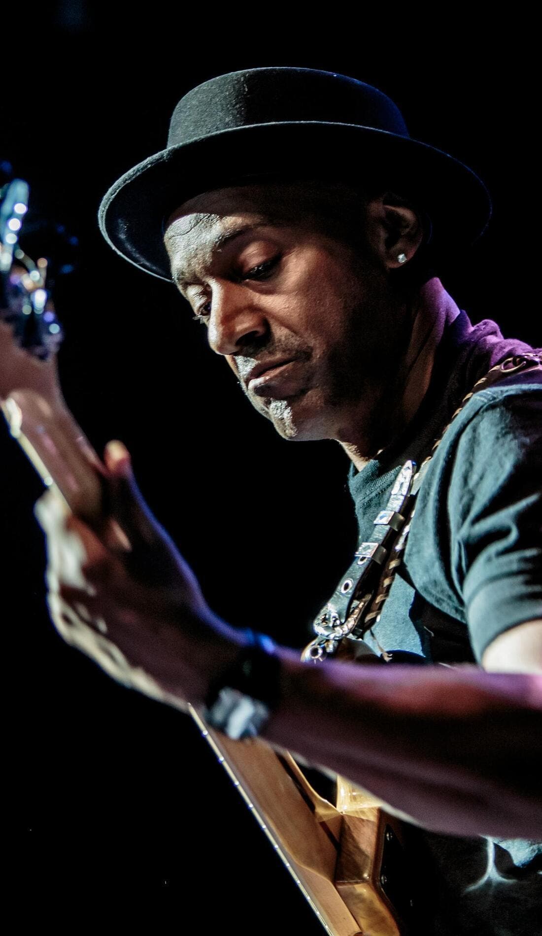 Marcus Miller promotional image for upcoming events and ticket sales