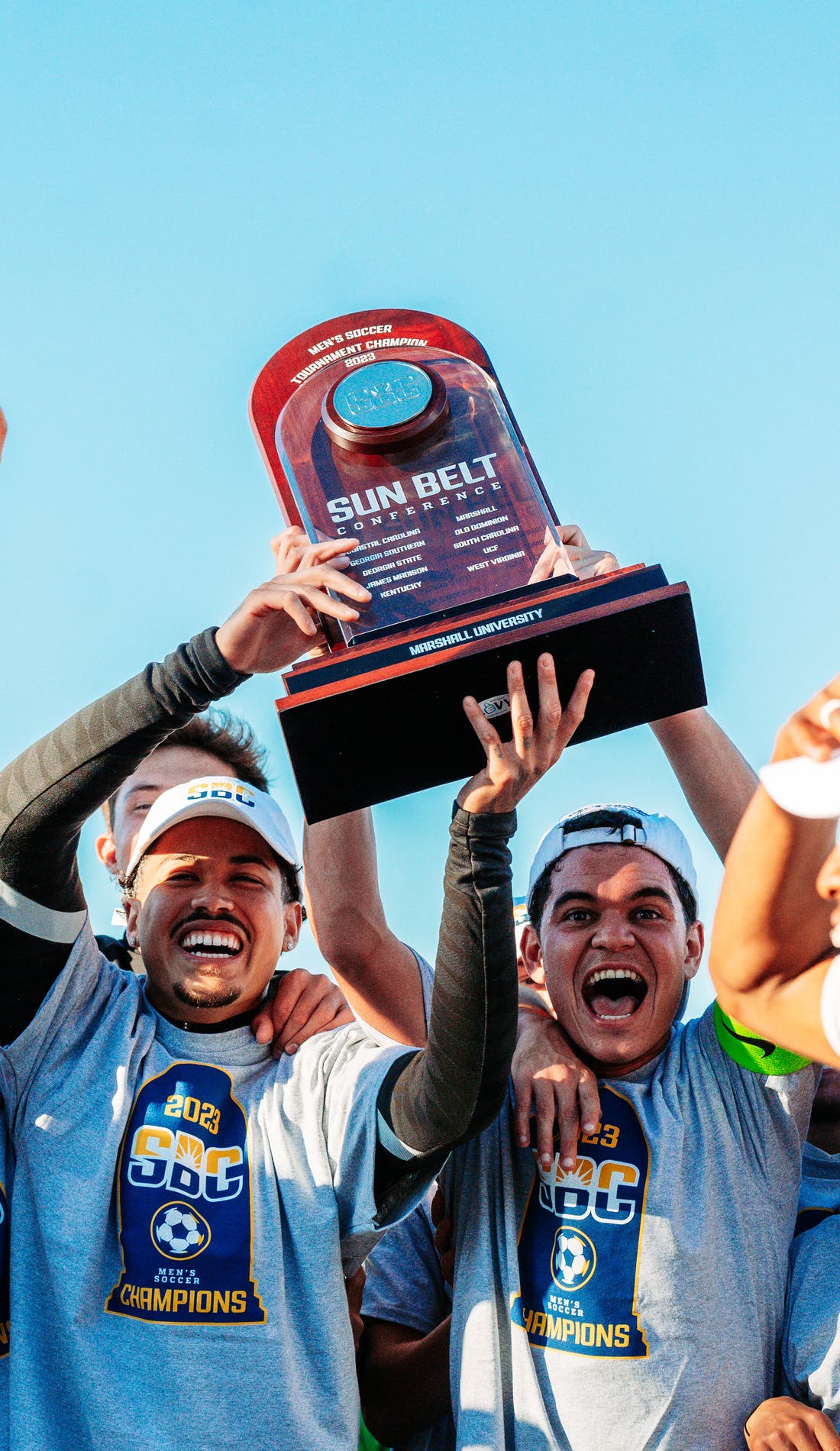 Marshall Thundering Herd Mens Soccer promotional image for upcoming events and ticket sales