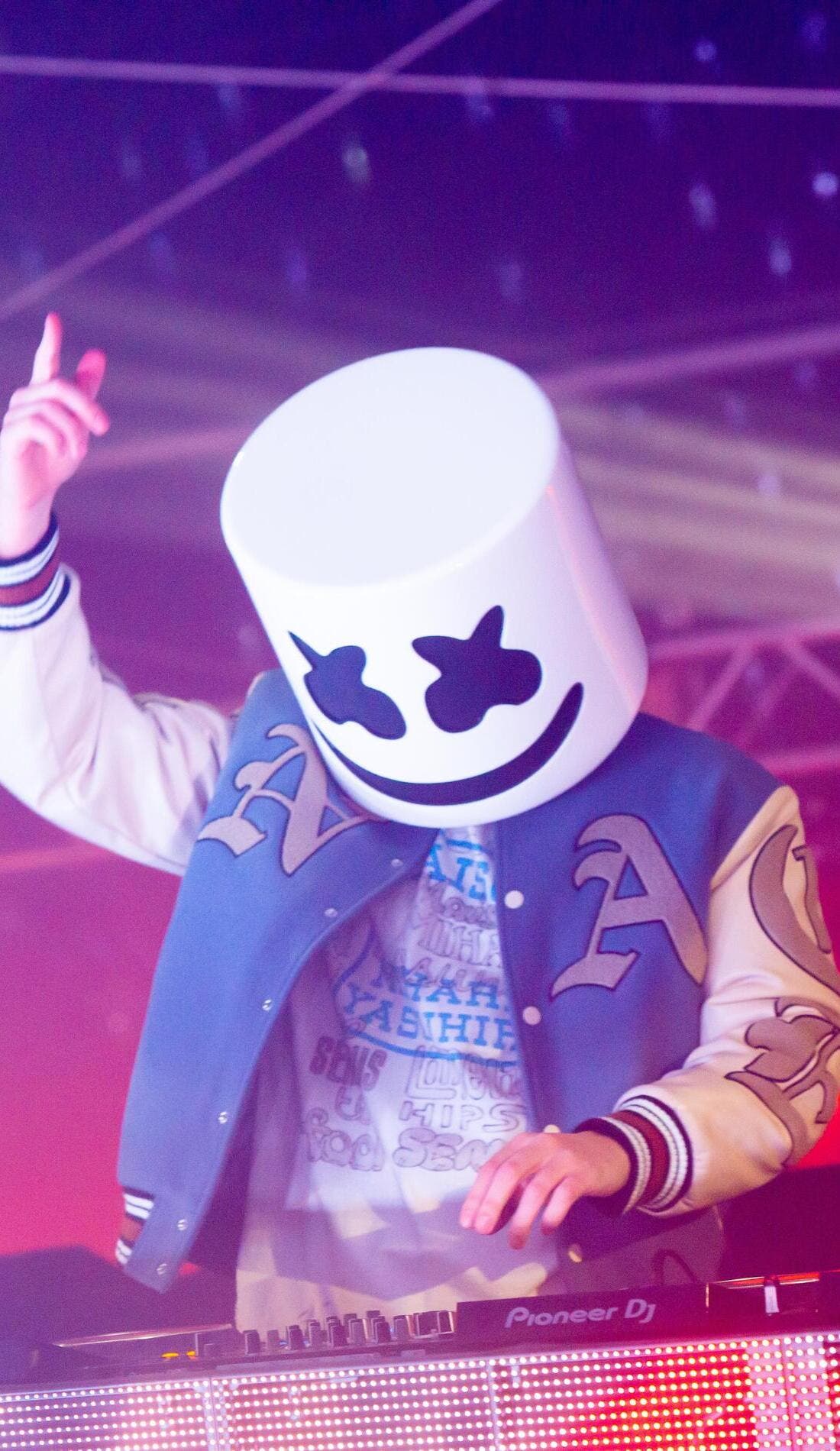 Marshmello promotional image for upcoming events and ticket sales