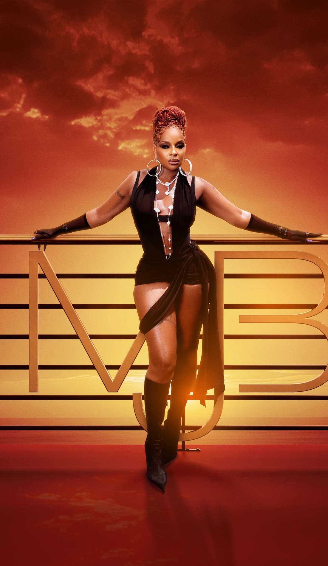 Mary J. Blige promotional image for upcoming events and ticket sales