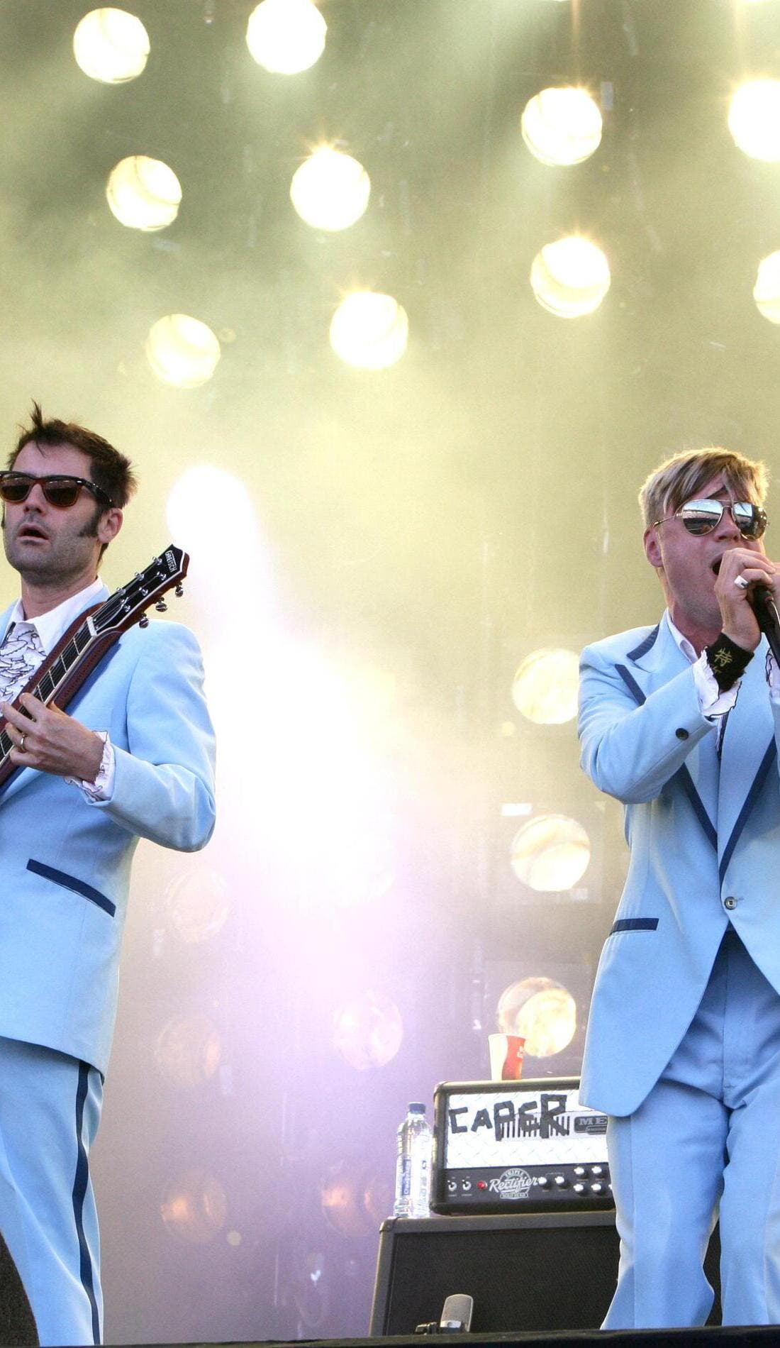 Me First and the Gimme Gimmes promotional image for upcoming events and ticket sales