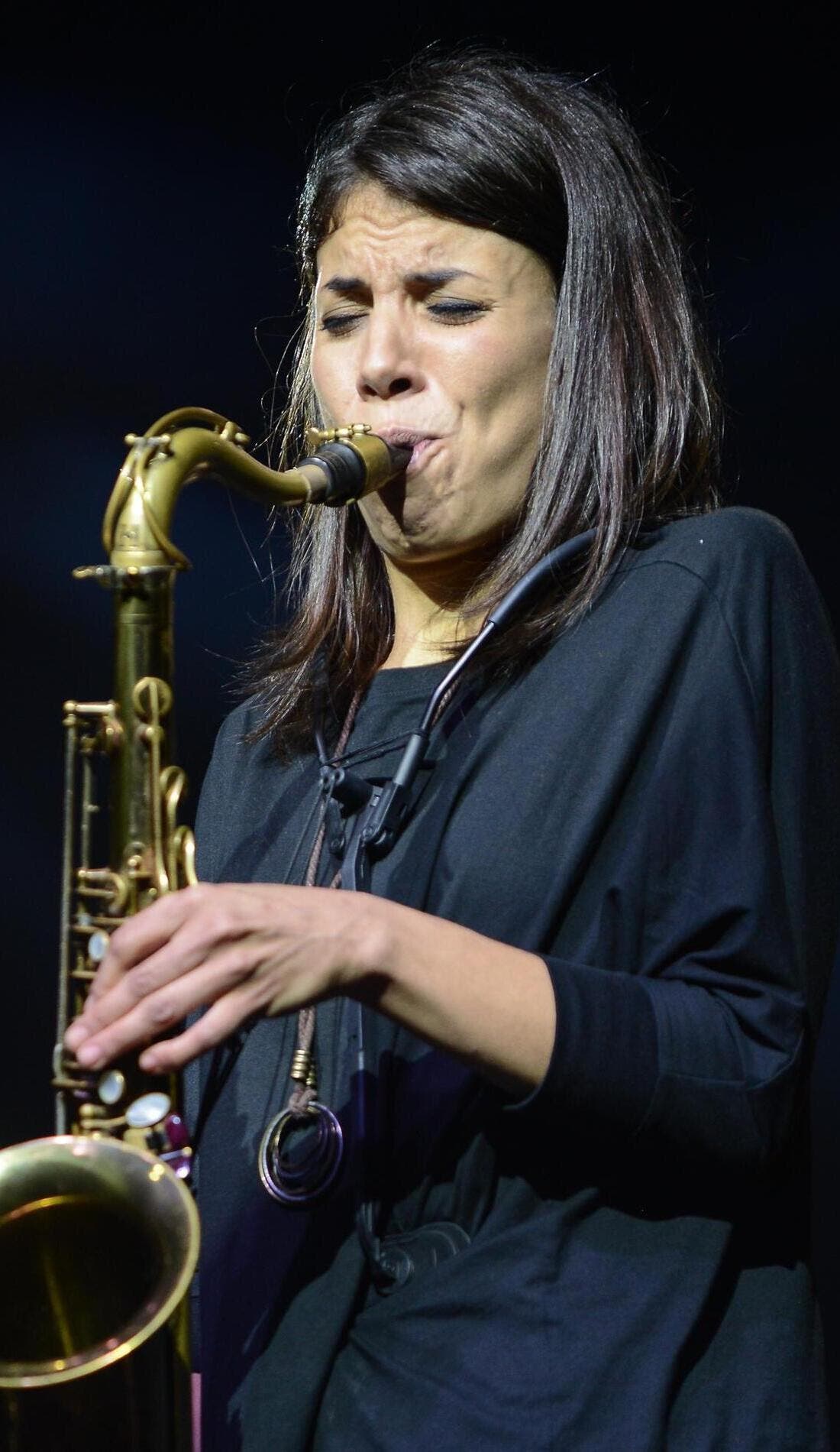 Melissa Aldana promotional image for upcoming events and ticket sales