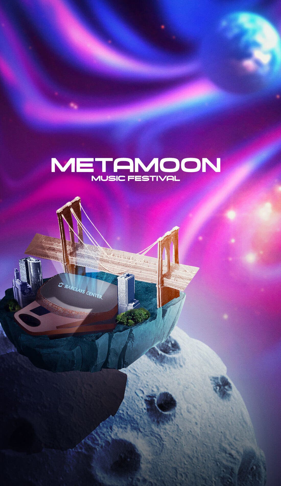 MetaMoon Festival promotional image for upcoming events and ticket sales