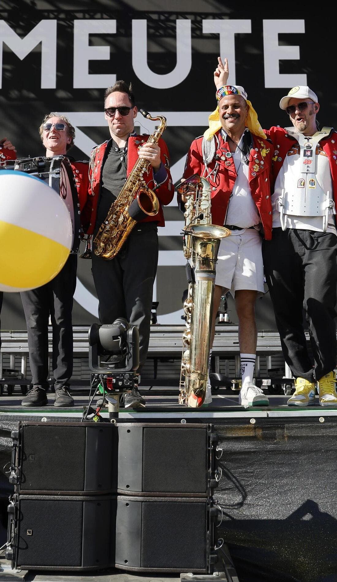 Meute promotional image for upcoming events and ticket sales