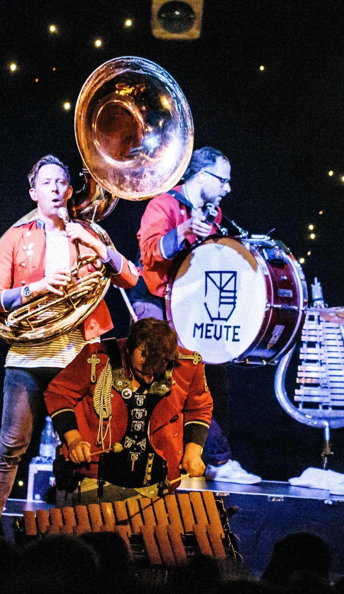Meute promotional image for upcoming events and ticket sales