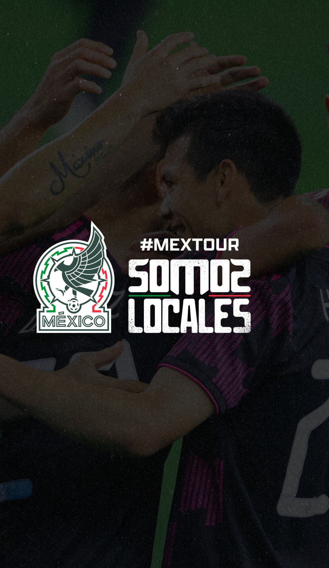 Mexico National Football Team promotional image for upcoming events and ticket sales