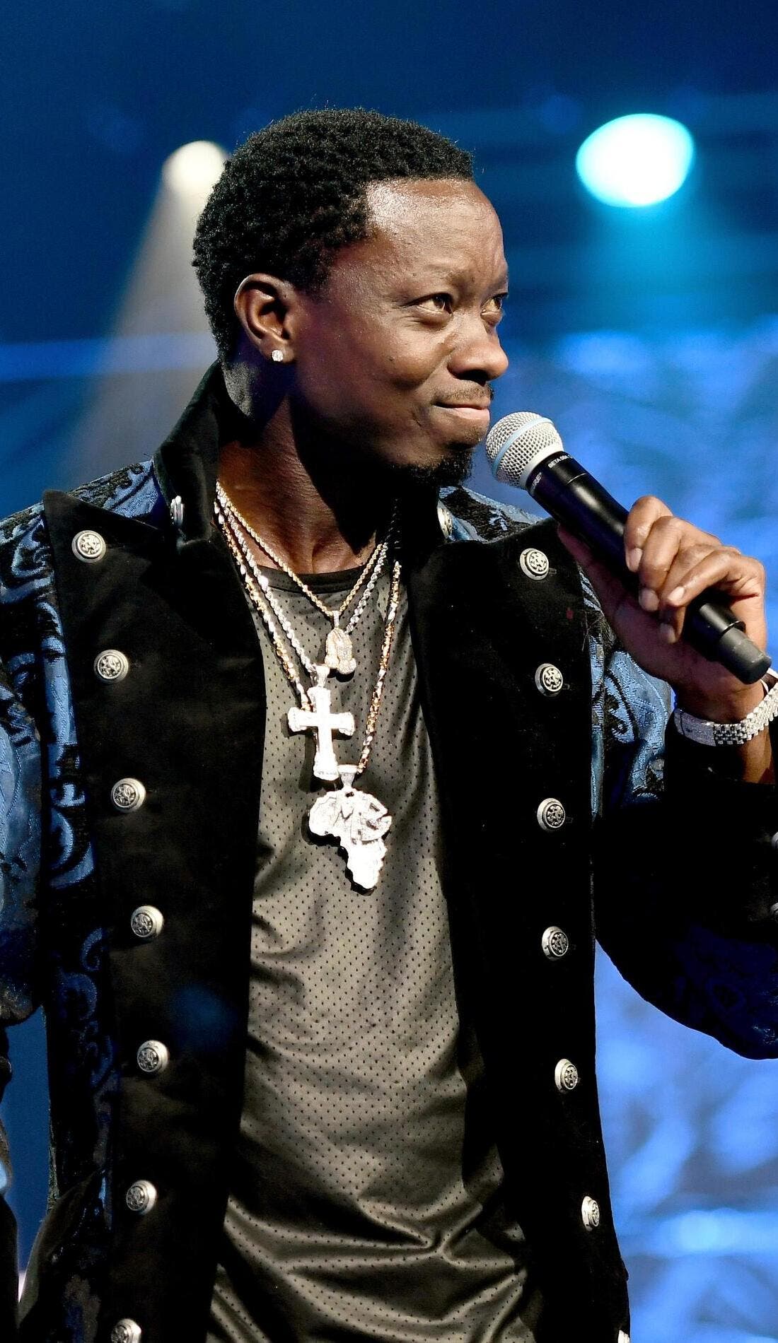 Michael Blackson promotional image for upcoming events and ticket sales