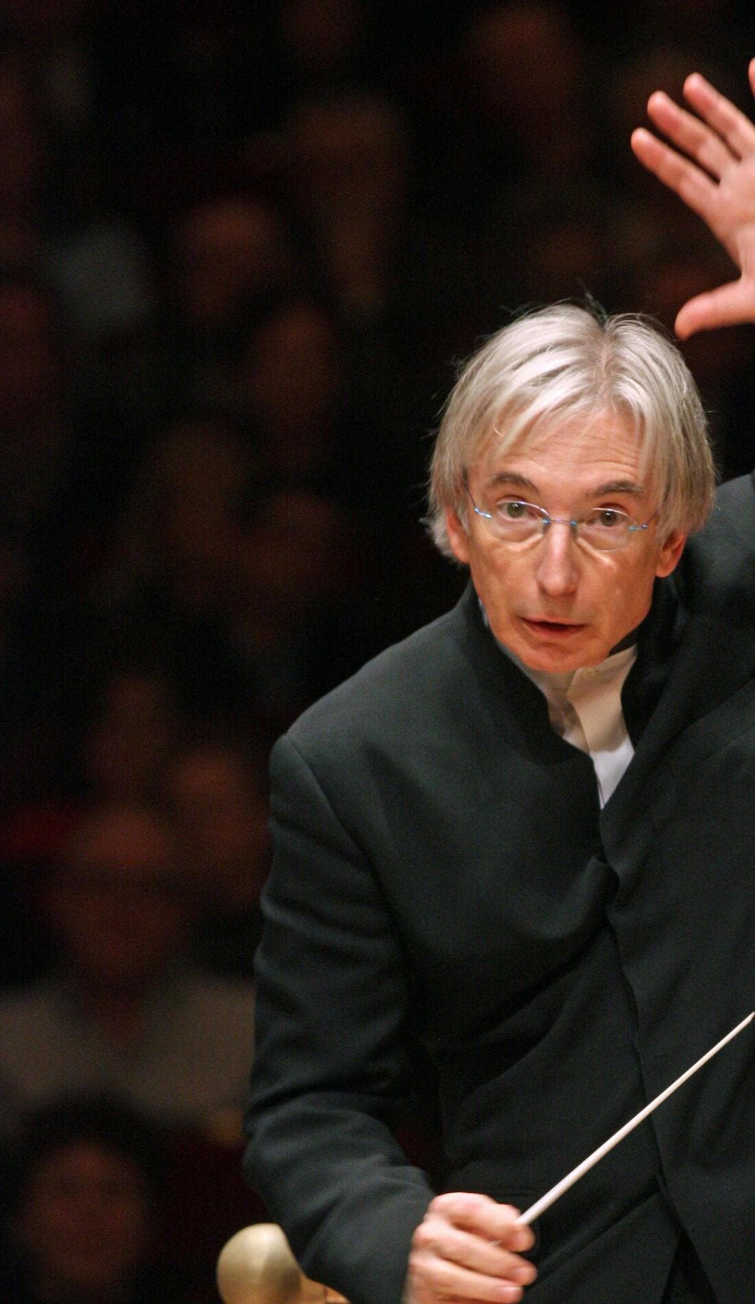 Michael Tilson Thomas promotional image for upcoming events and ticket sales