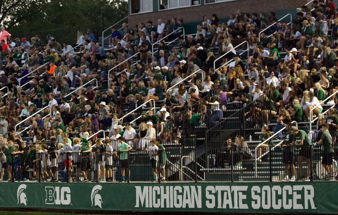 Promotional image for Oakland Golden Grizzlies at Michigan State Spartans Mens Soccer tickets at DeMartin Stadium on Sep 8, 2025