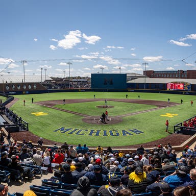 Promotional image of Michigan Wolverines Baseball