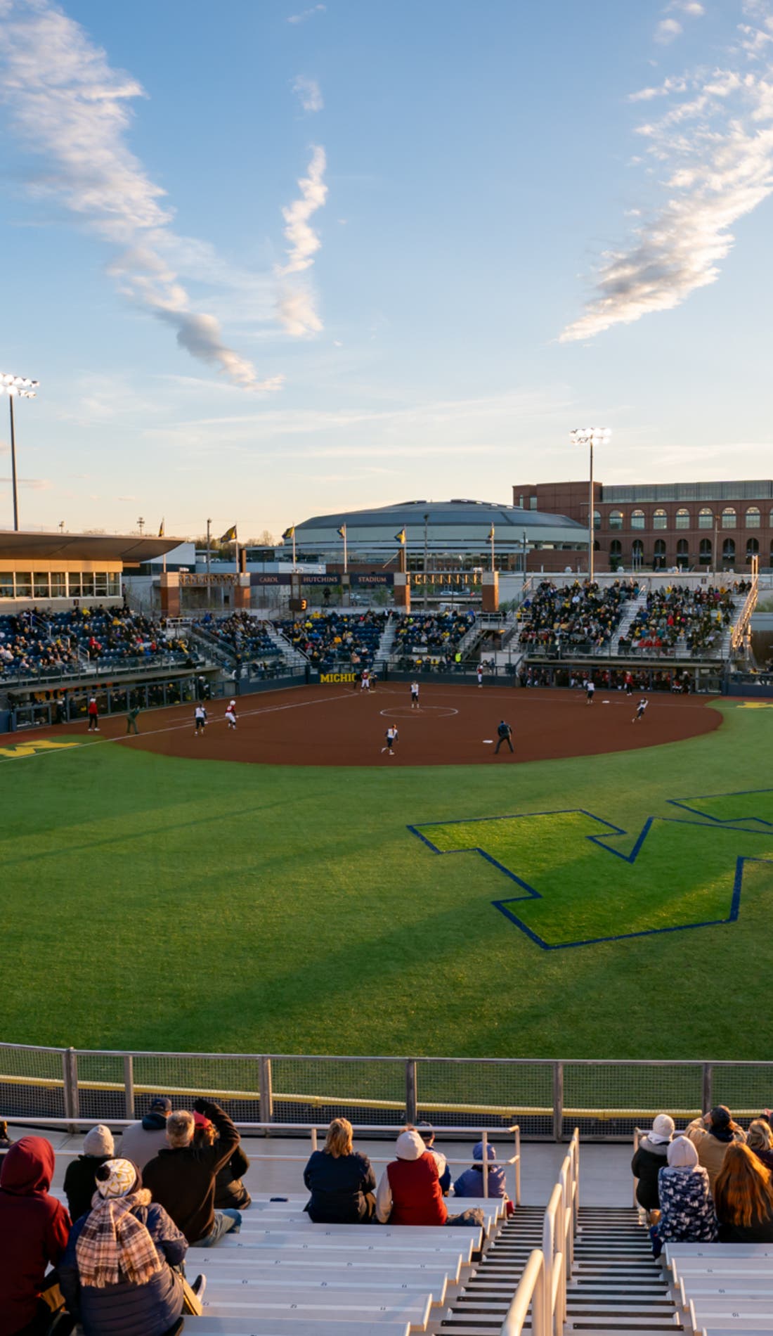Michigan Wolverines Softball promotional image for upcoming events and ticket sales