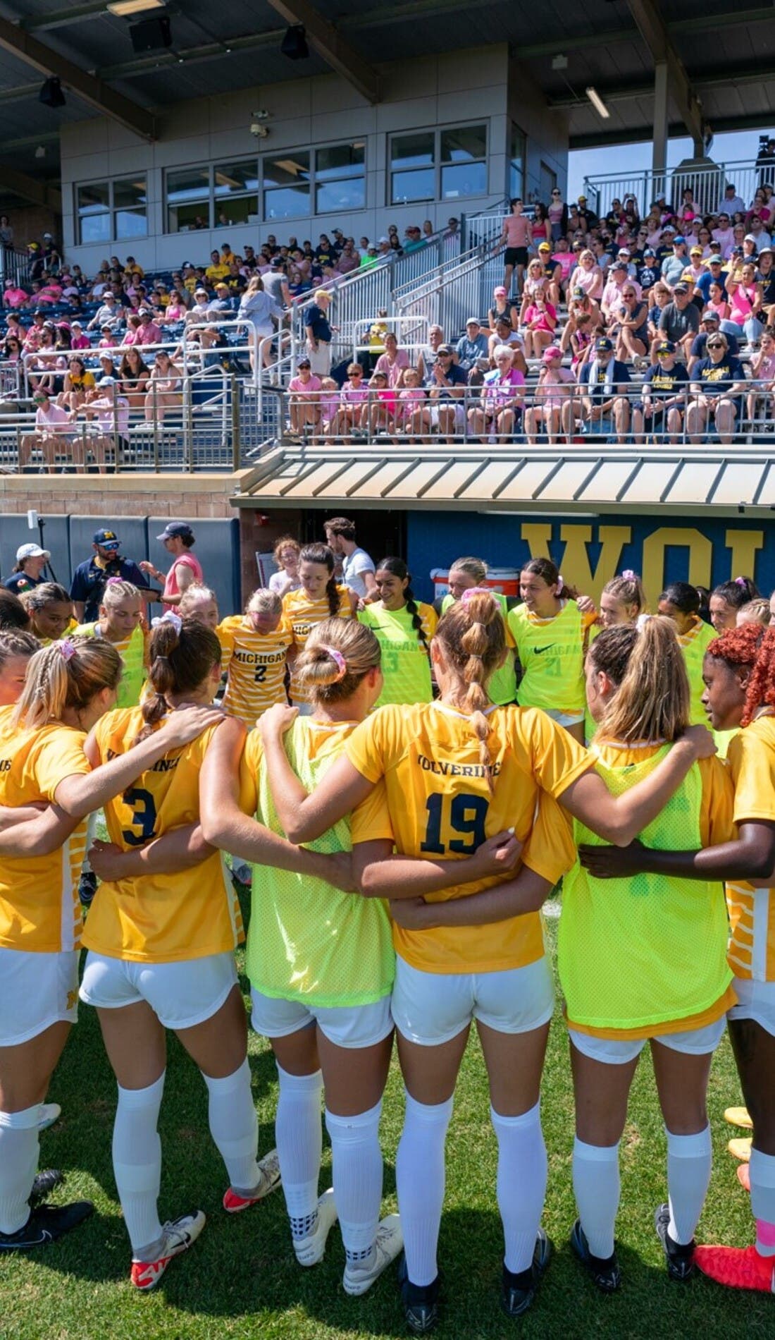 Michigan Wolverines Womens Soccer promotional image for upcoming events and ticket sales