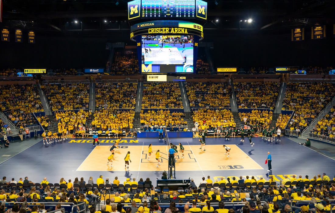 Promotional image for Michigan Wolverines Womens Volleyball tickets