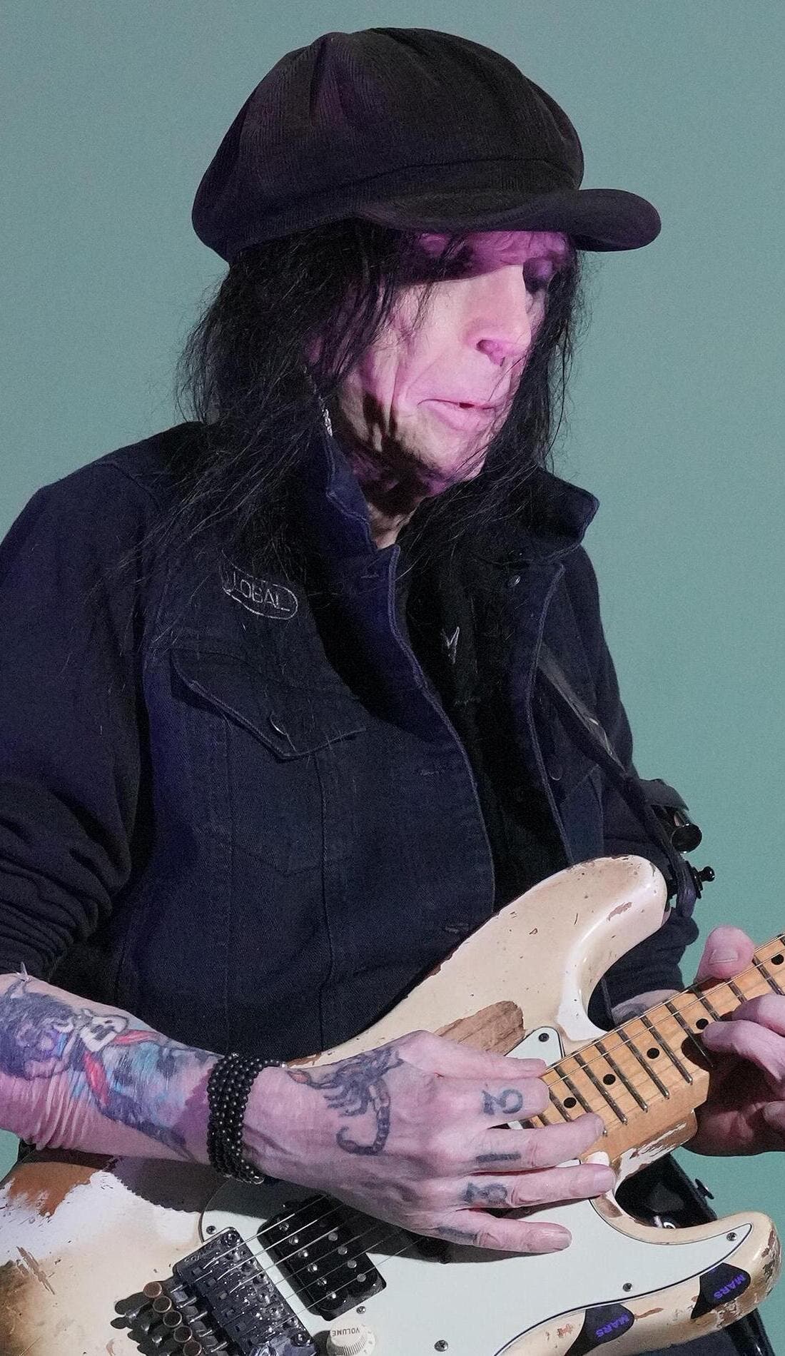 Mick Mars promotional image for upcoming events and ticket sales