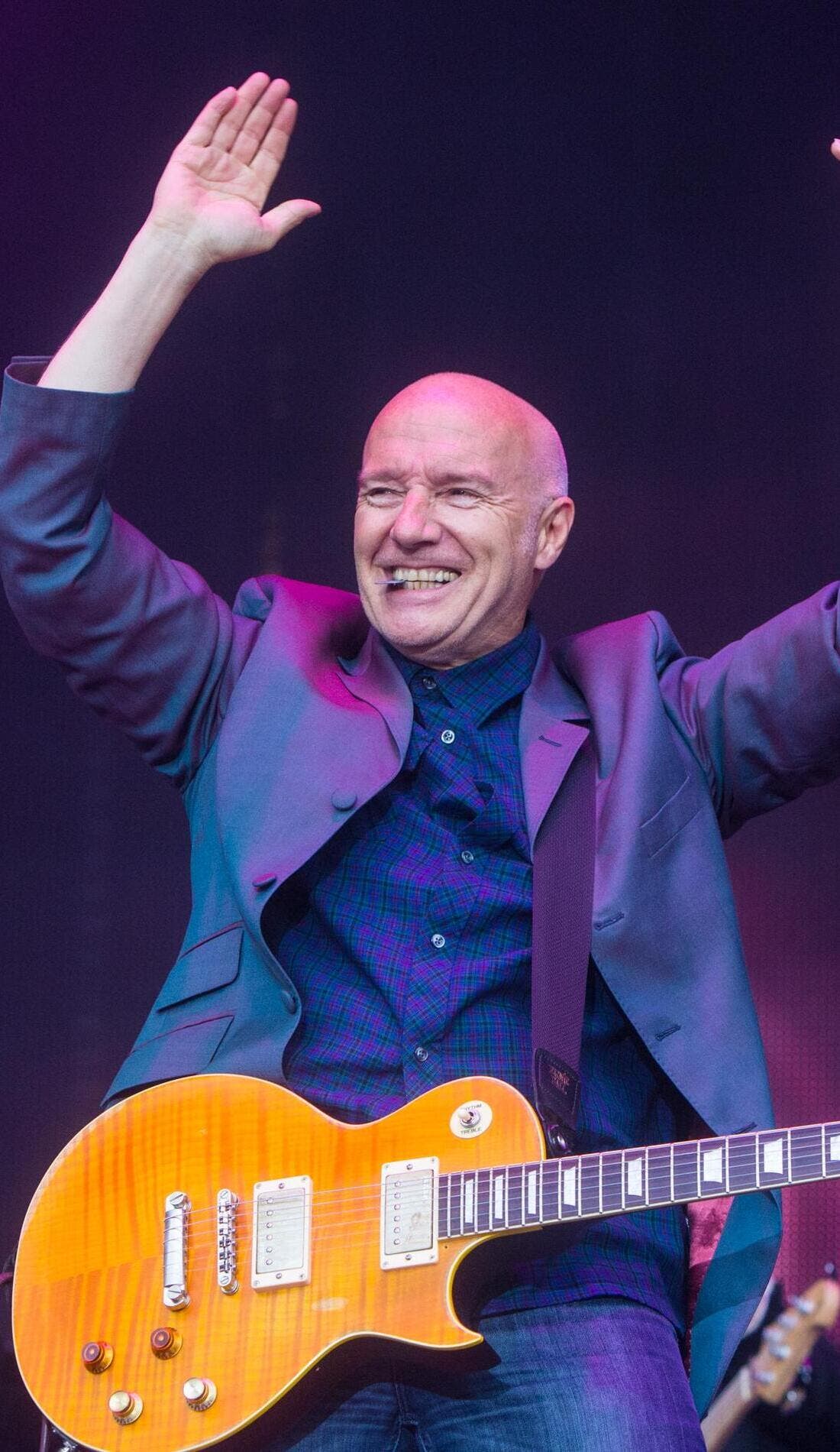 Midge Ure promotional image for upcoming events and ticket sales