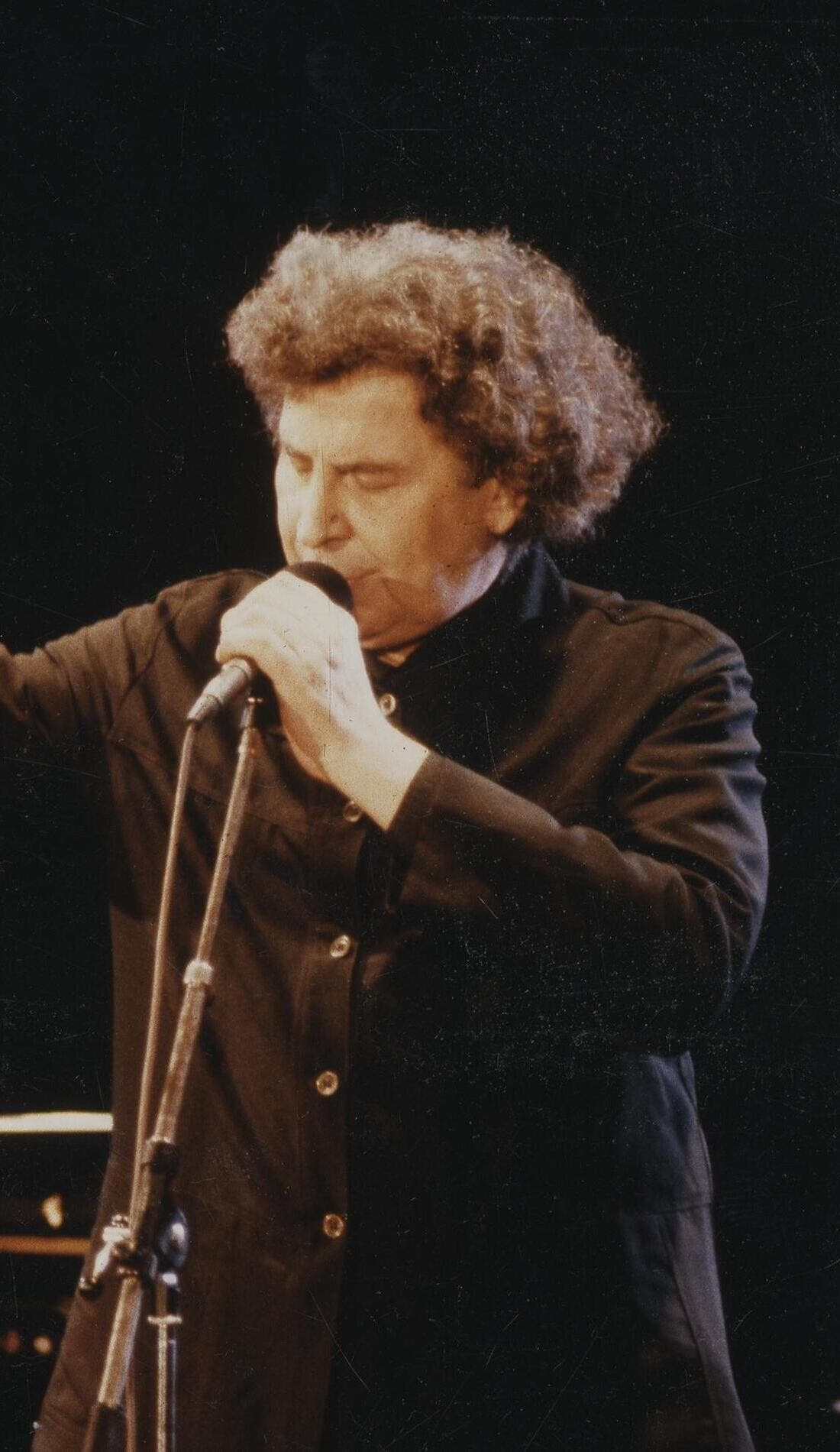Mikis Theodorakis promotional image for upcoming events and ticket sales