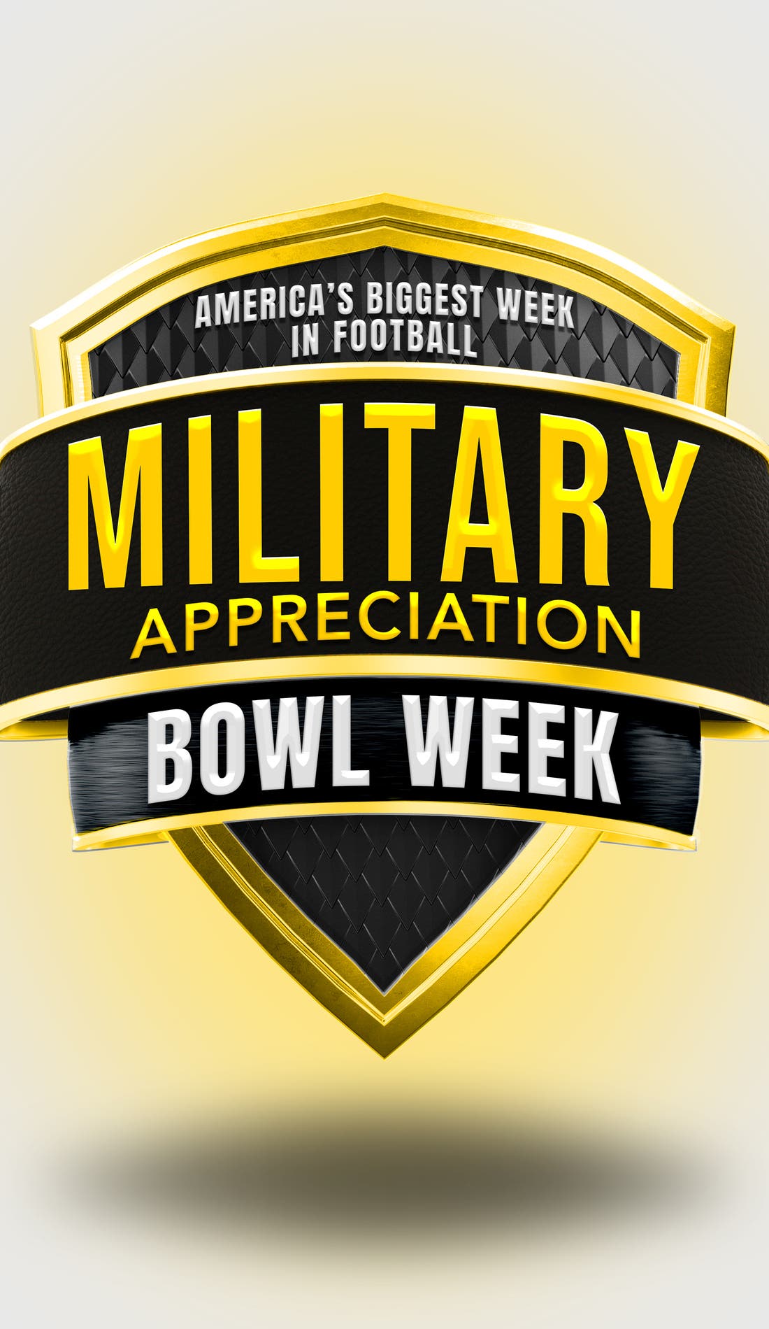 Military Appreciation Bowl promotional image for upcoming events and ticket sales