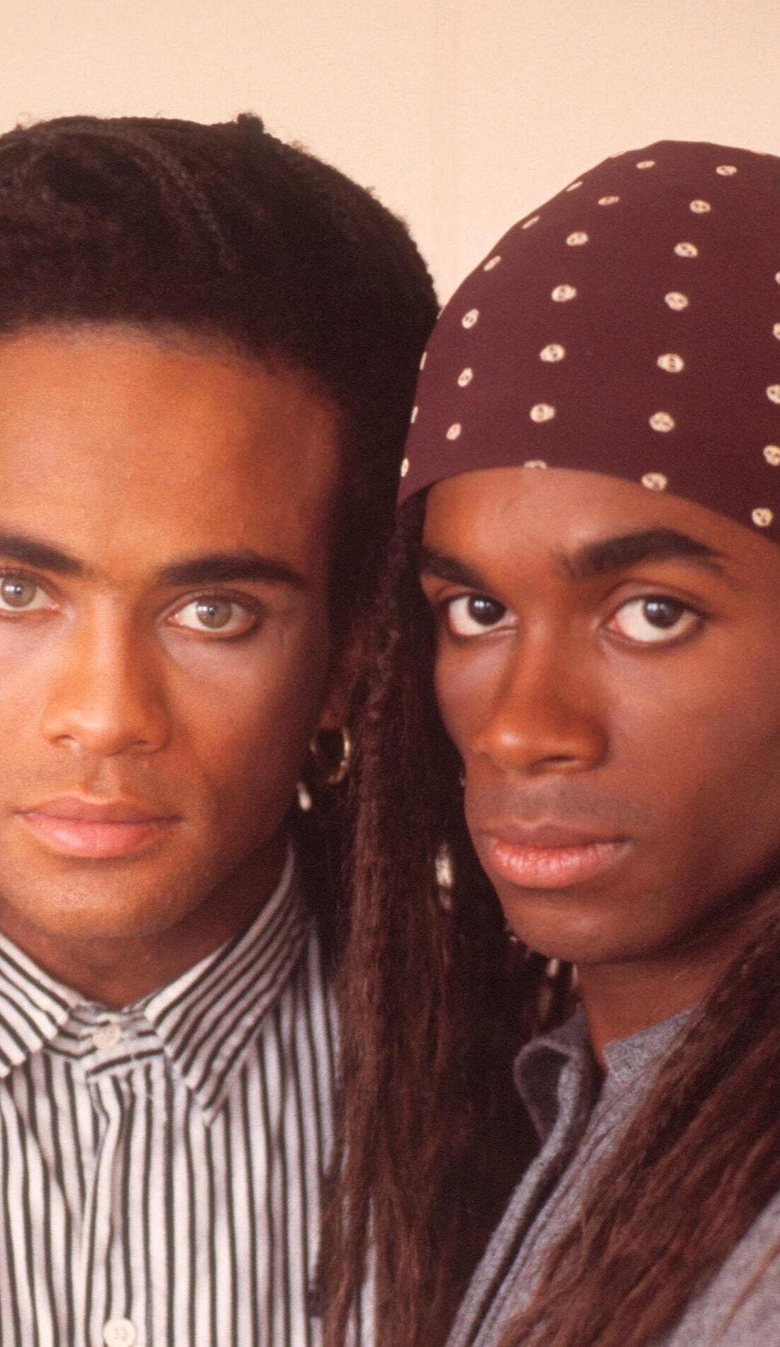 Milli Vanilli promotional image for upcoming events and ticket sales
