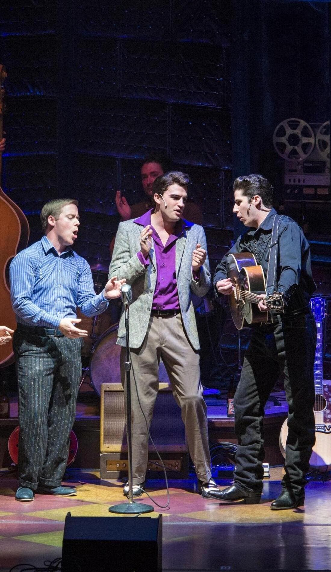 Million Dollar Quartet promotional image for upcoming events and ticket sales