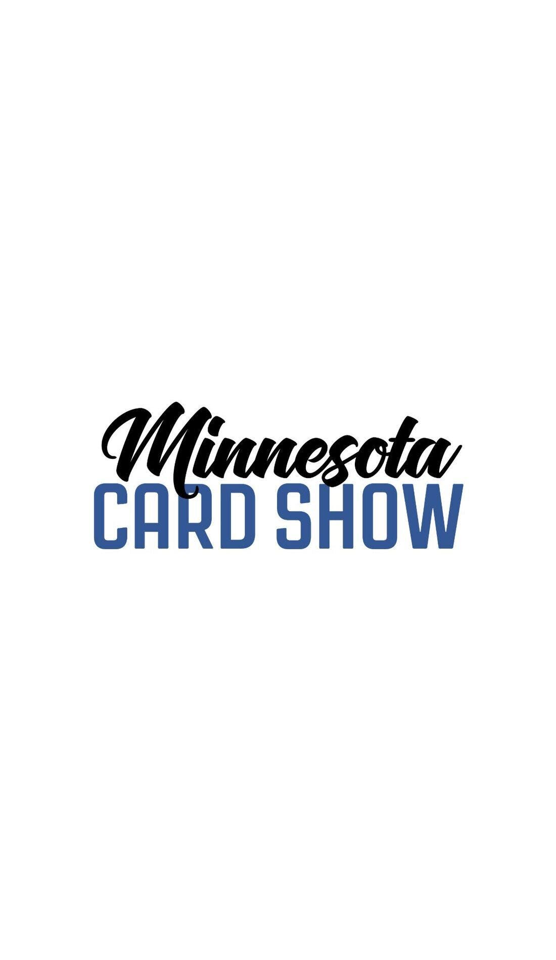 Minnesota Card Show promotional image for upcoming events and ticket sales
