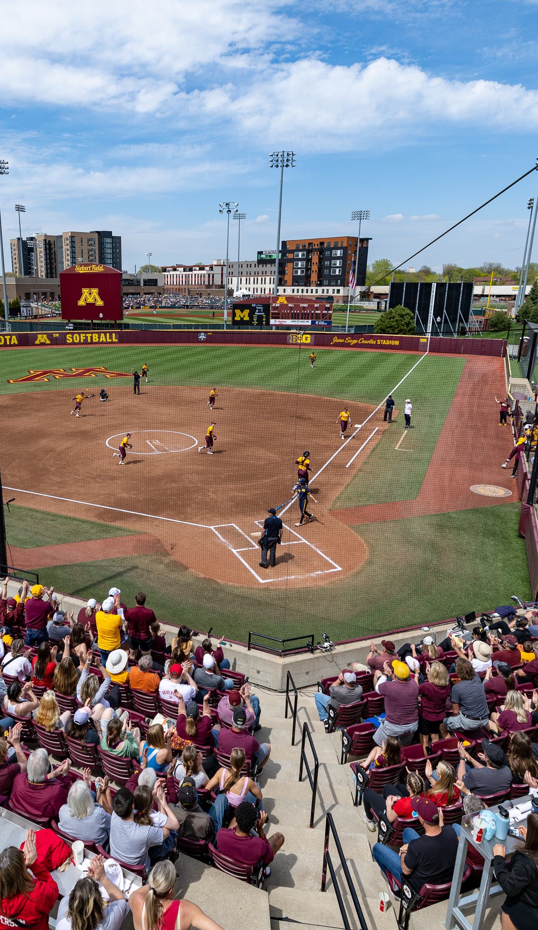 Minnesota Golden Gophers Softball promotional image for upcoming events and ticket sales