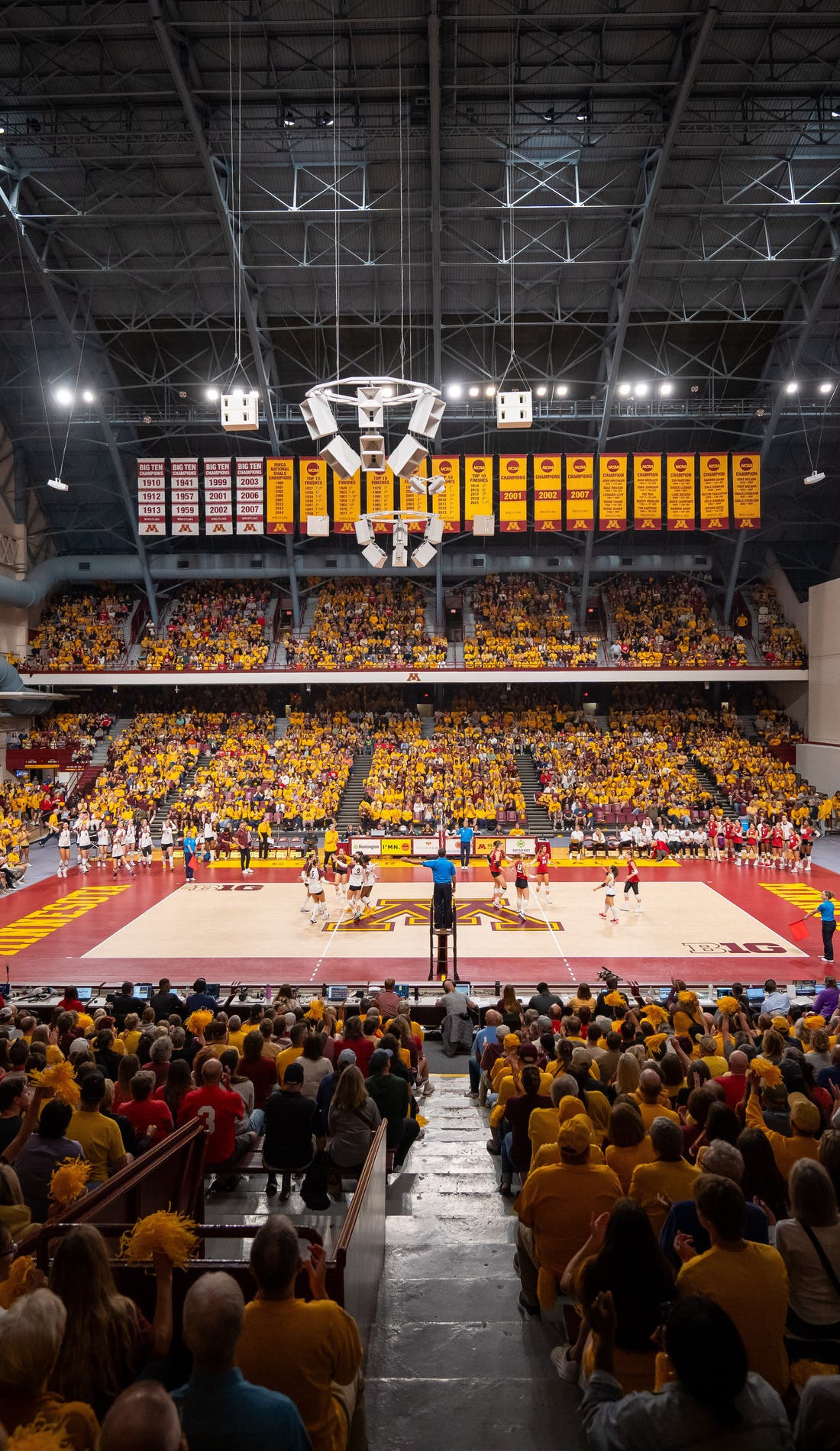 Minnesota Golden Gophers Womens Volleyball promotional image for upcoming events and ticket sales