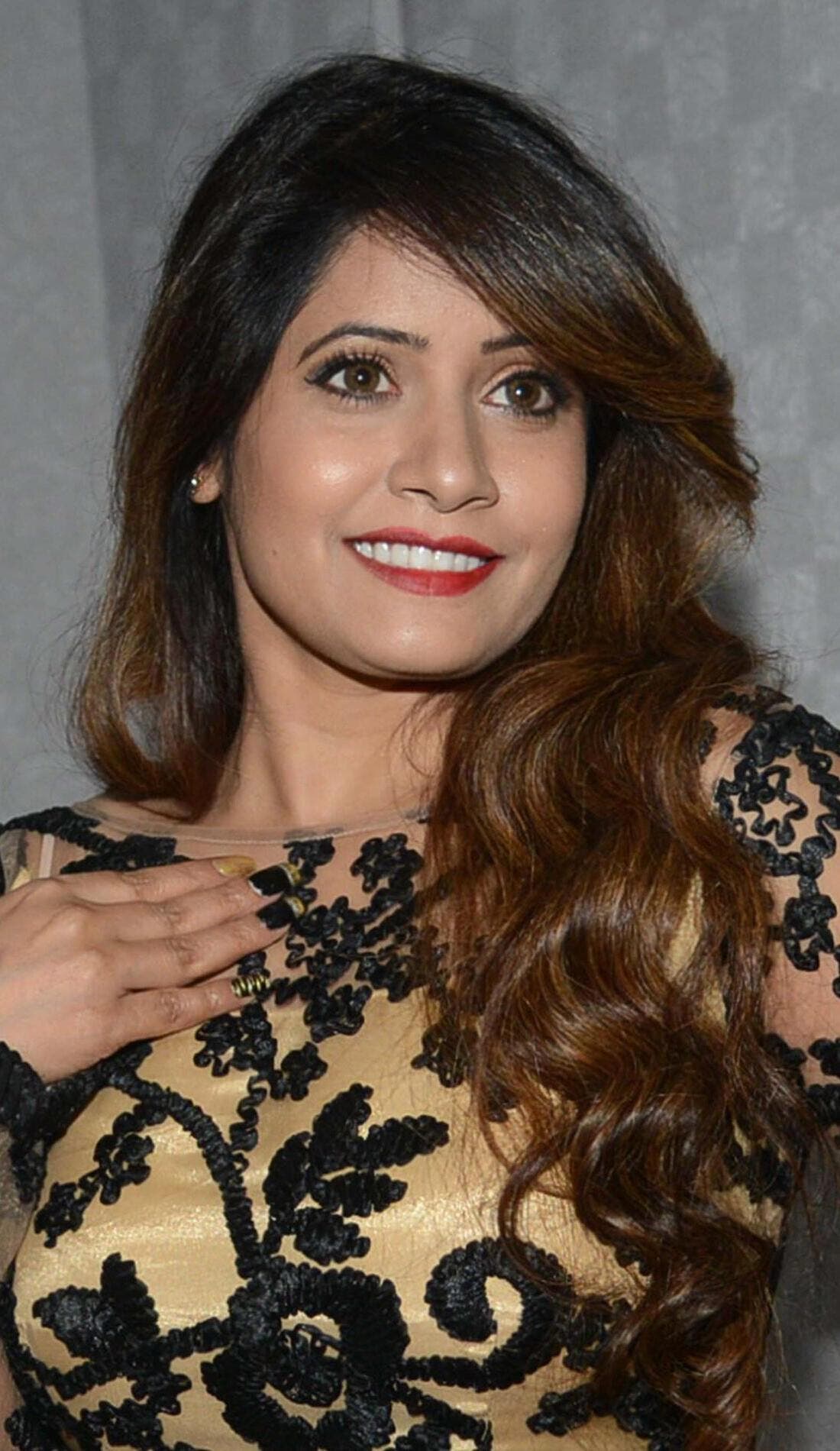 Miss Pooja promotional image for upcoming events and ticket sales
